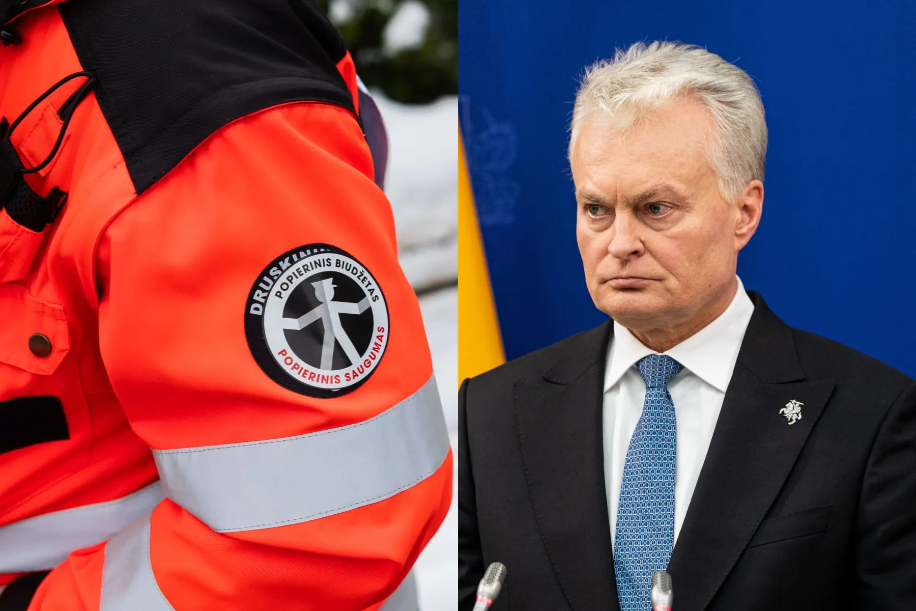 Gitanas Nausėda, pareigūnų protestas