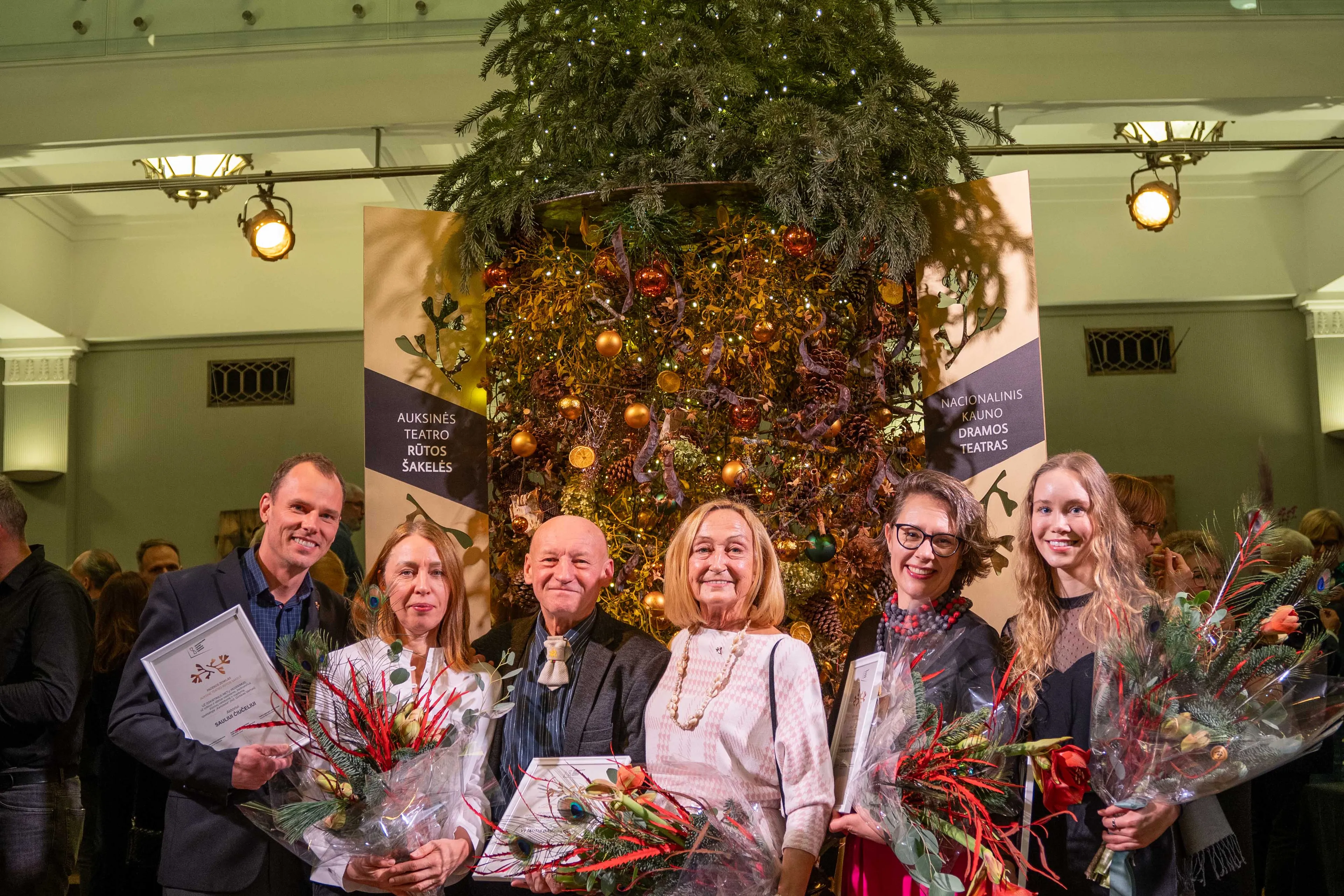 2024 m. Auksinių teatro rūtos šakelių laureatai. M. Uldukio nuotr. (1)
