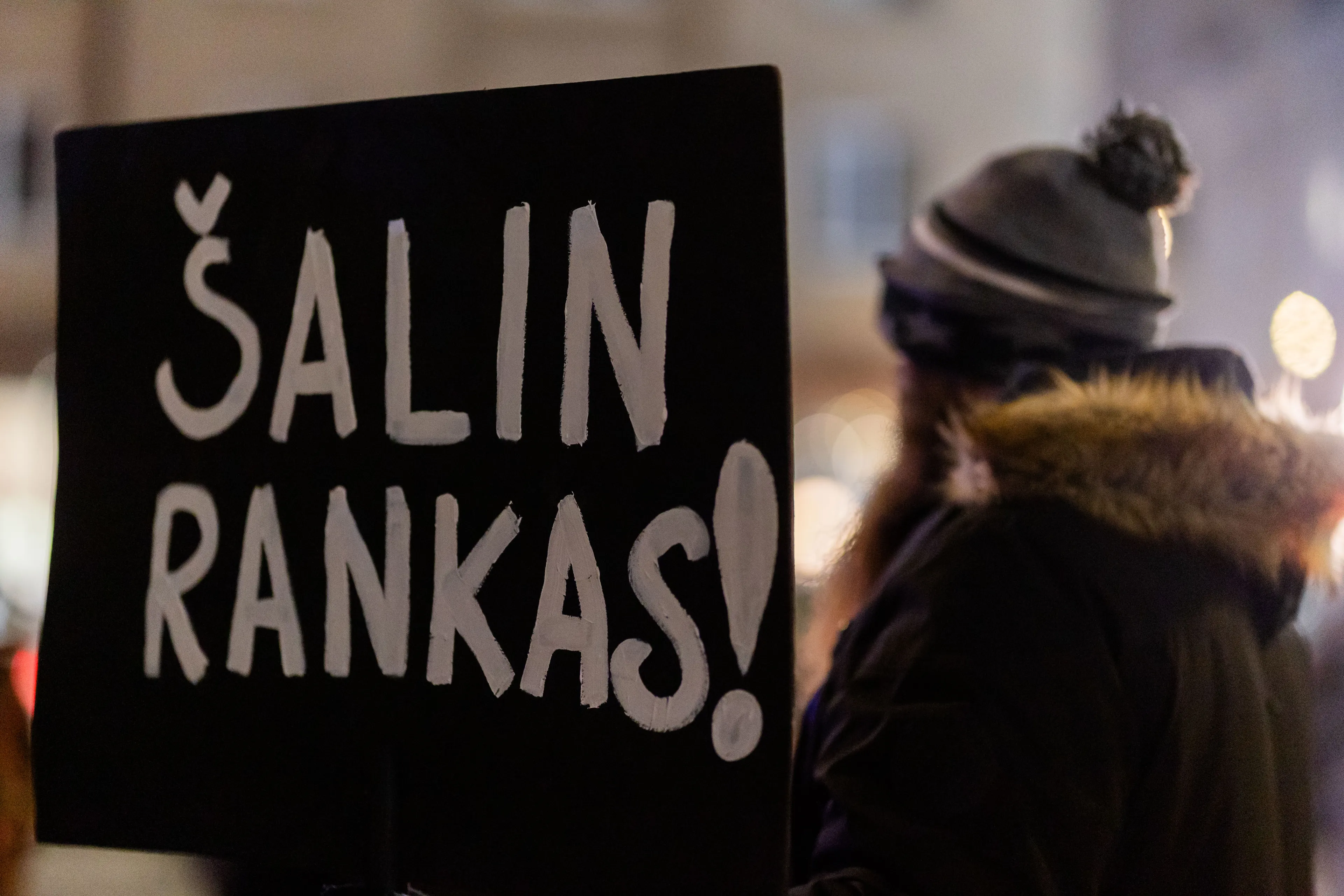 Protestas „Šalin rankas nuo laisvo žodžio!“/ P. Adamovič / BNS nuotr.