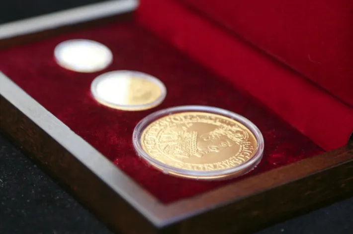 Proginės monetos / J. Kalinsko / BNS nuotr.
