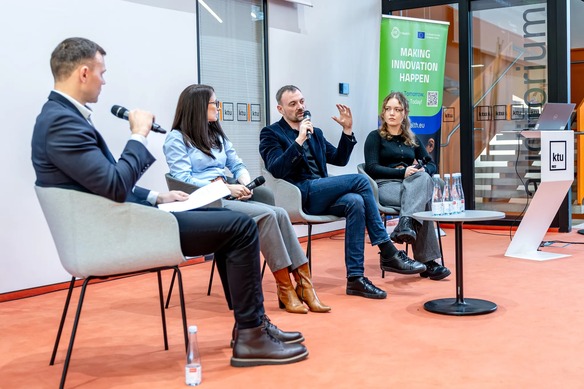 „EIT Health Morning Health Talks“ renginys / M. Kievišo nuotr.