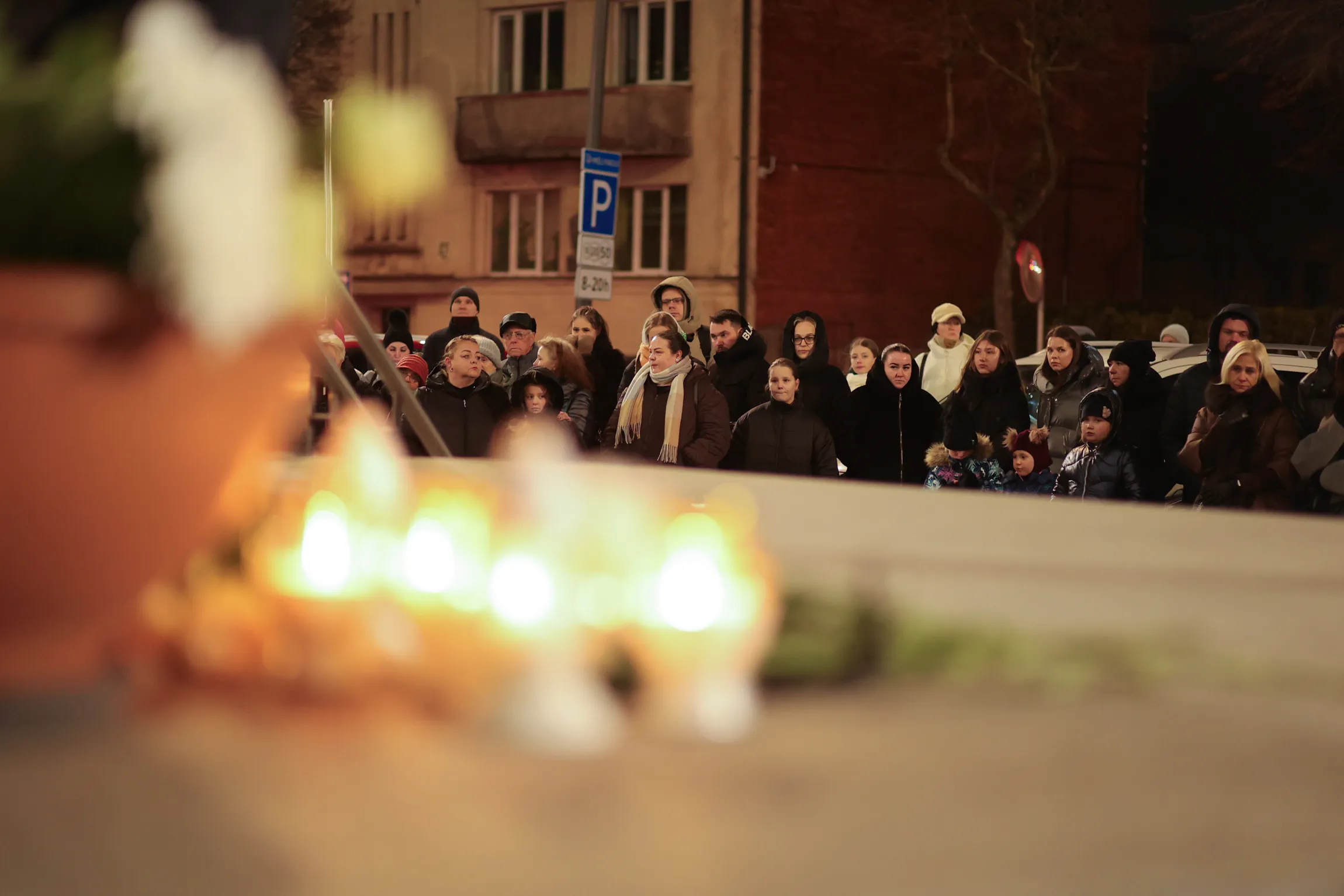 Pagerbtos nužudytos merginos / R. Tenio nuotr.