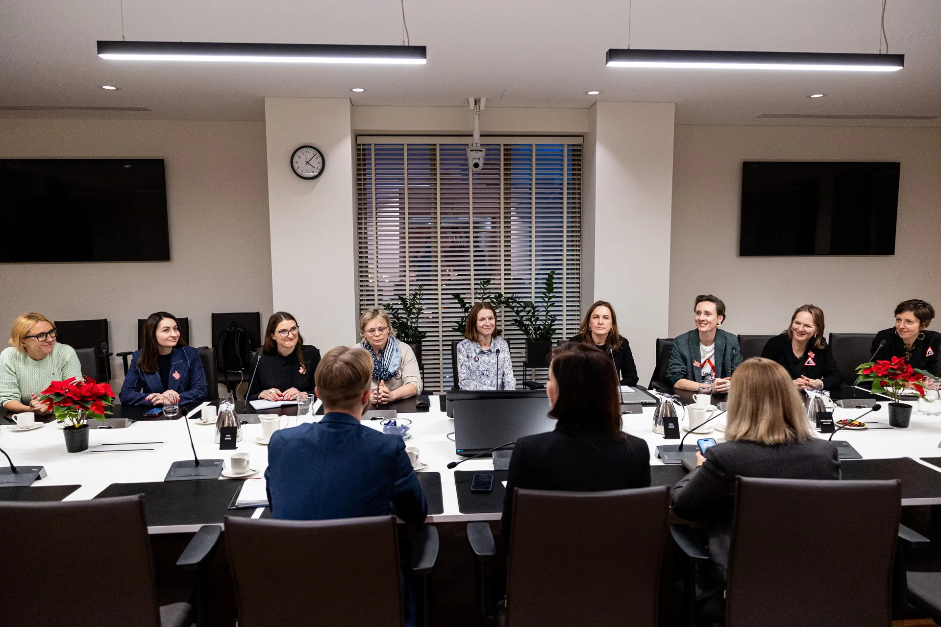 Inga Ruginienė susitiko su žiniasklaidos atstovais