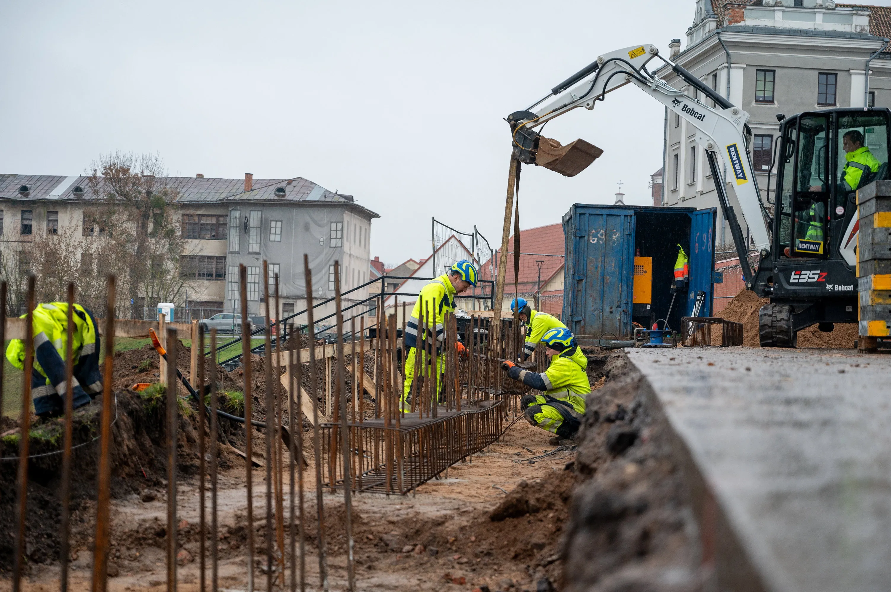 Darbai prie Kauno pilies / Kauno miesto savivaldybės nuotr.