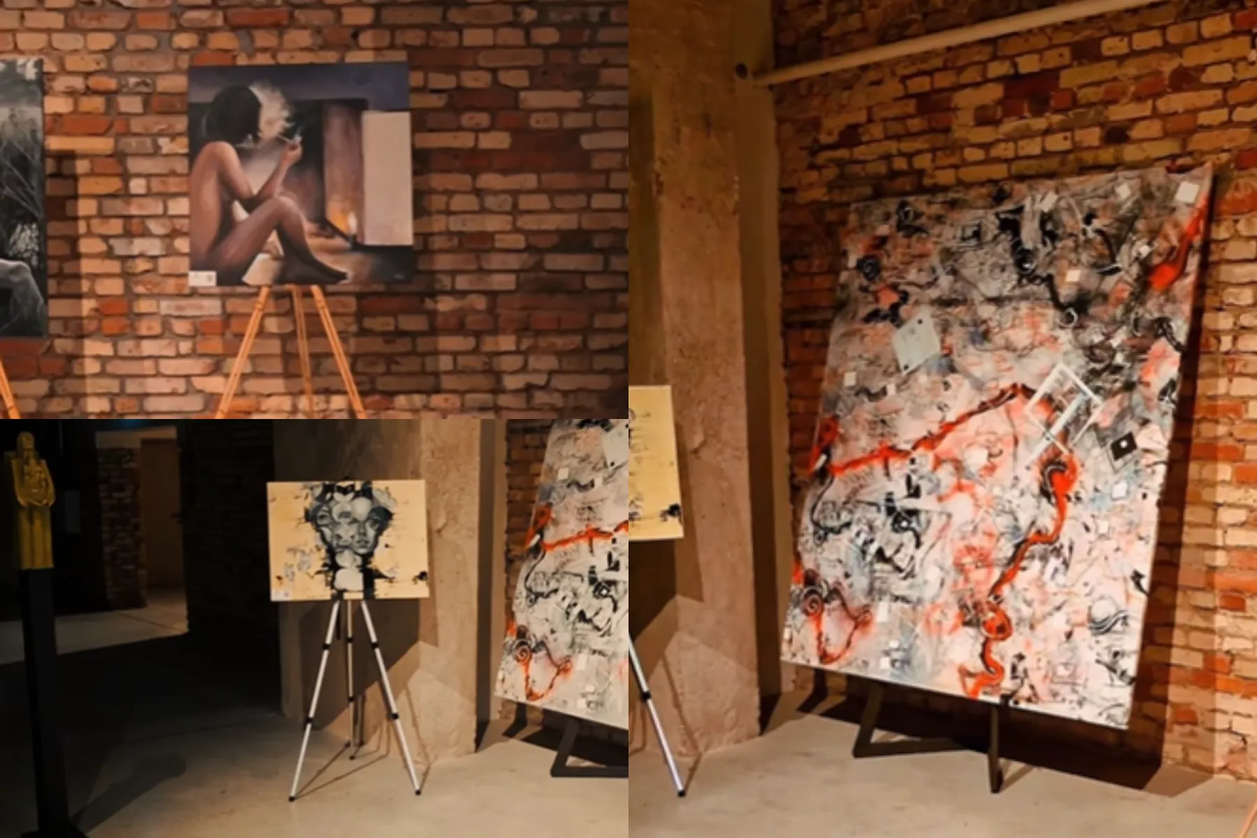 Kaue atidaroma nauja galerija / Organizatorių video stop kadrų koliažas