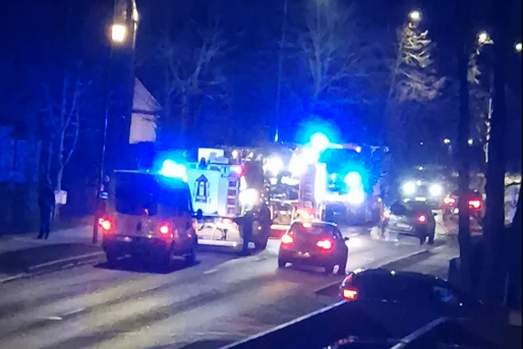 Gaisras Radvilėnų plente