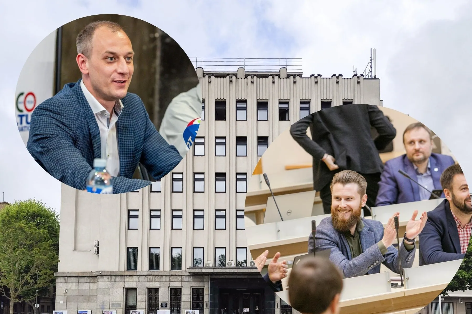 M. Jurgutis, A. Palionis / R. Tenio nuotr. / „Kas vyksta Kaune“ montažas