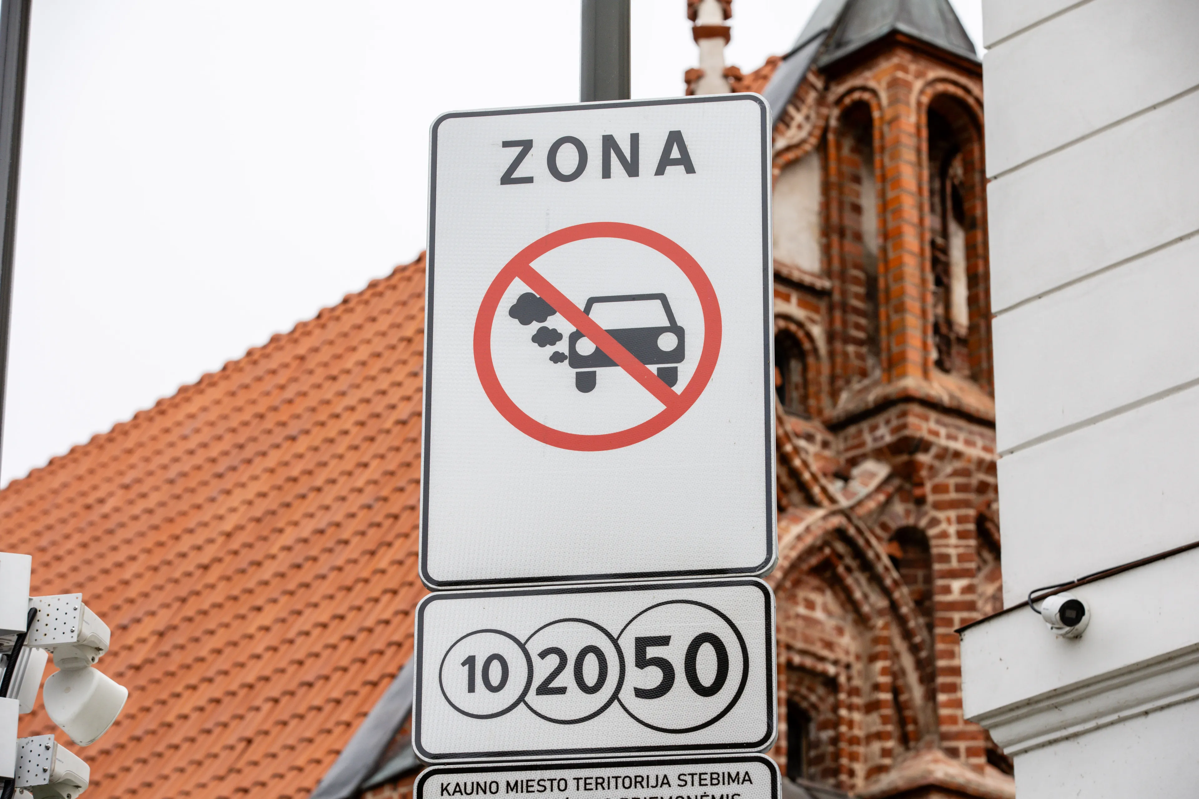 Sumažintos taršos zona Kauno senamiestyje / T. Biliūno, BNS nuotr.