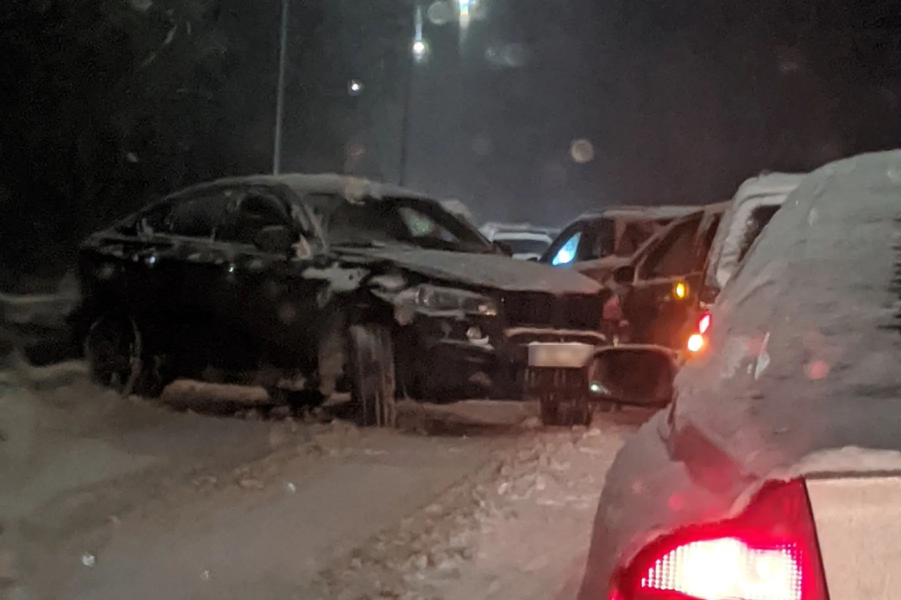 Avarija kelyje link Lapių / Skaitytojų nuotr.