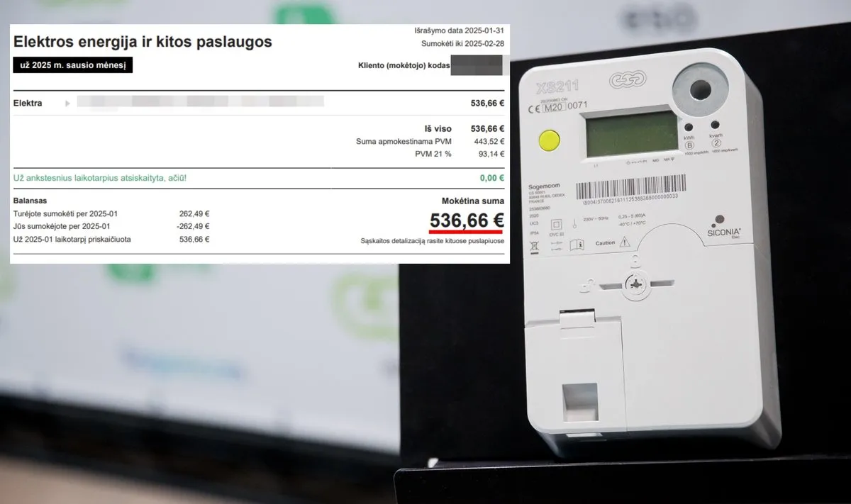 Gyventojo sąskaita / Delfi nuotr.