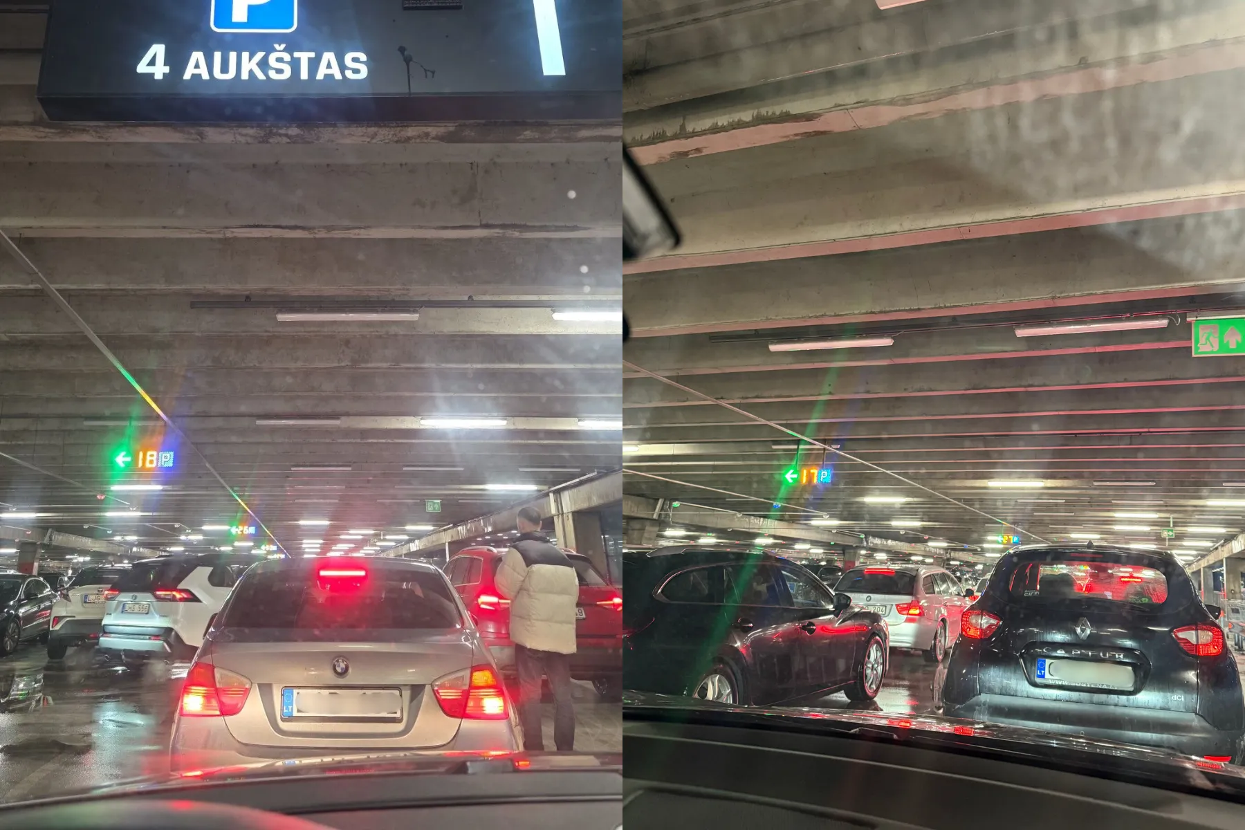 Spūstis prekybos centre / Skaitytojų nuotr.