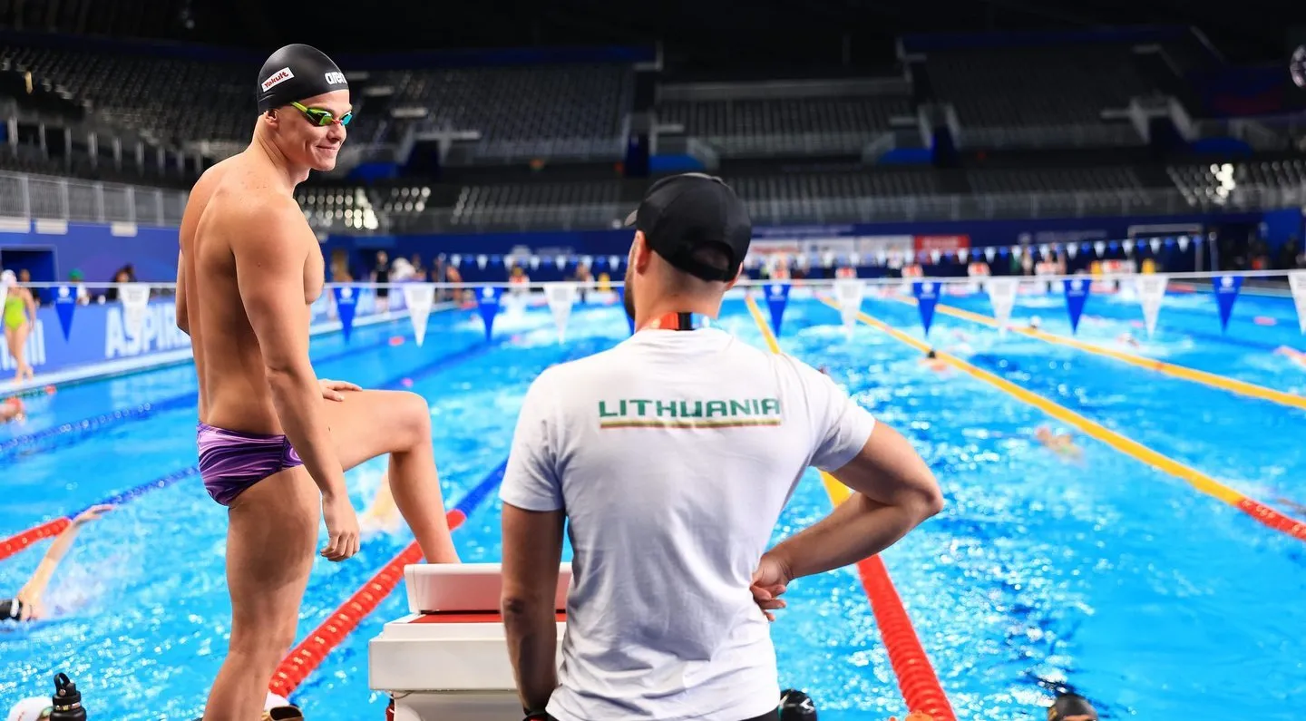 Danas Rapšys, plaukimas