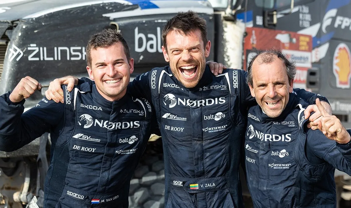 Max Van Grol, Vaidotas Žala, Paulo Fiuza / Nordis Team nuotr.