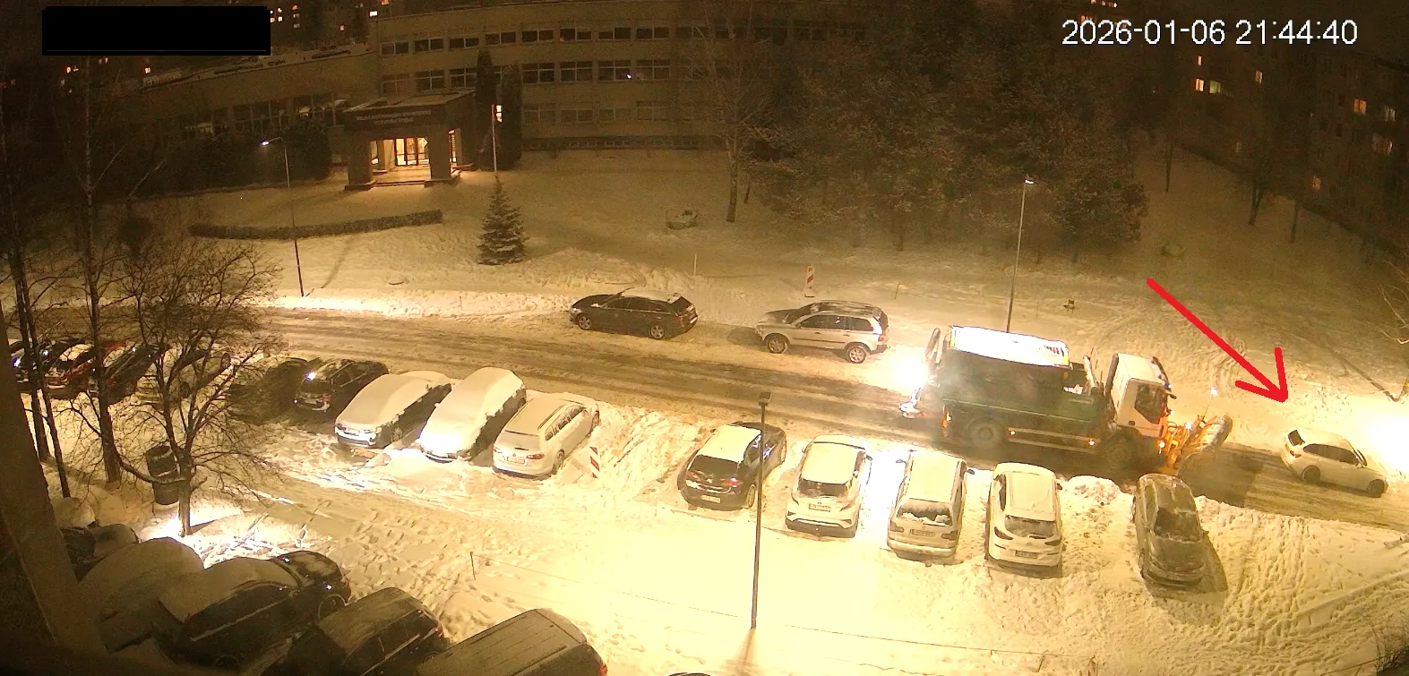 Susiaurinta Geležinio Vilko gatvė / Skaitytojų nuotr.