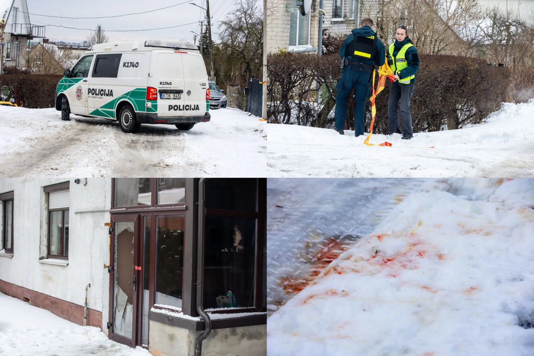 Žmogžudystė Endriejevo gatvėje Kaune / BNS nuotr.