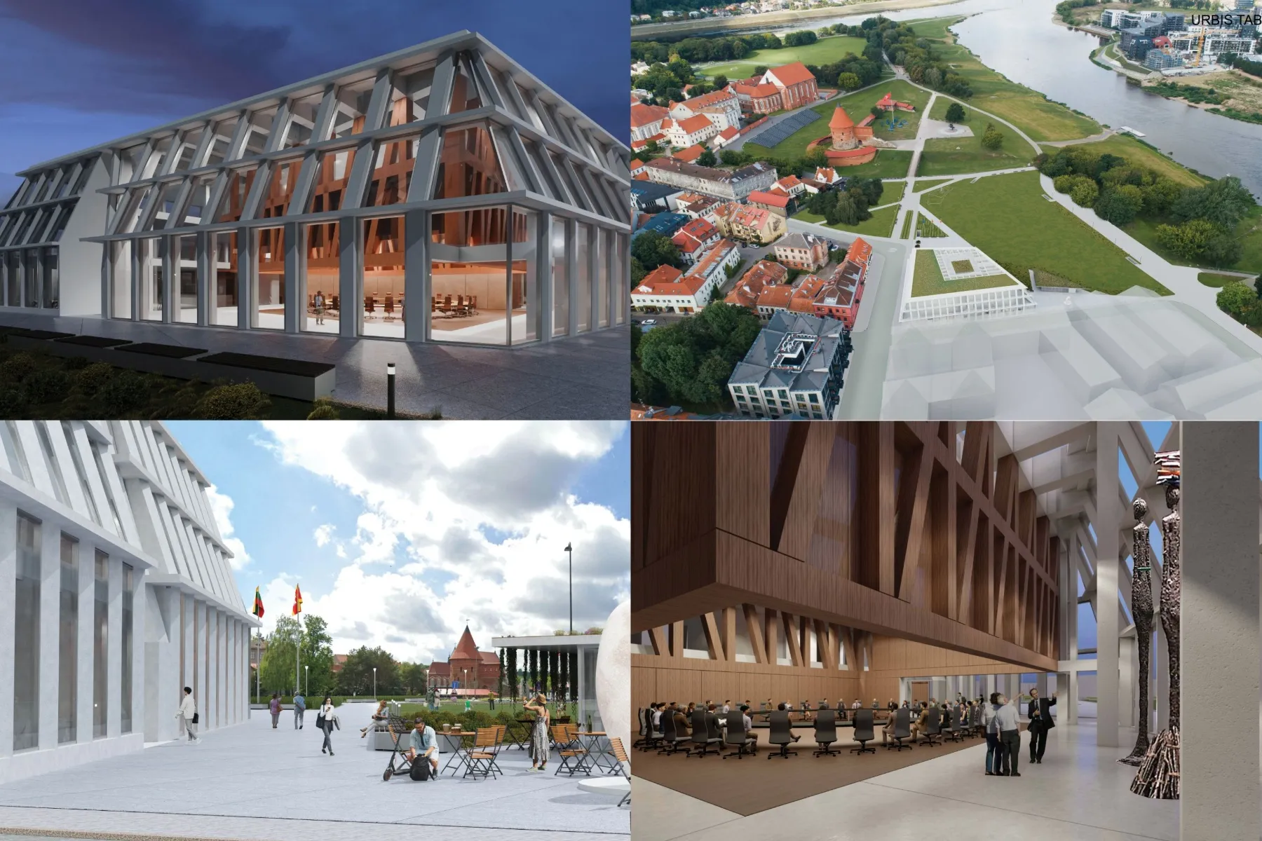 Kauno savivaldybės administracijos pastato konkurso laimėtojai „Urbis Tabula“ / LAS nuotr.
