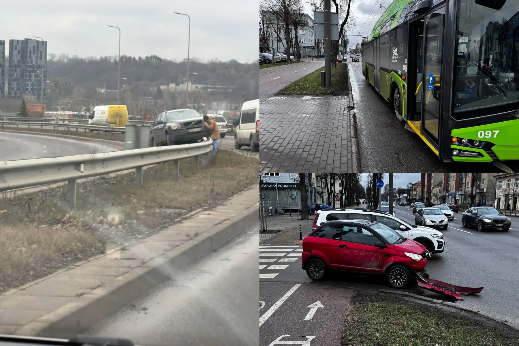 Įamžino, kaip penktadienis atrodo Kauno gatvėse