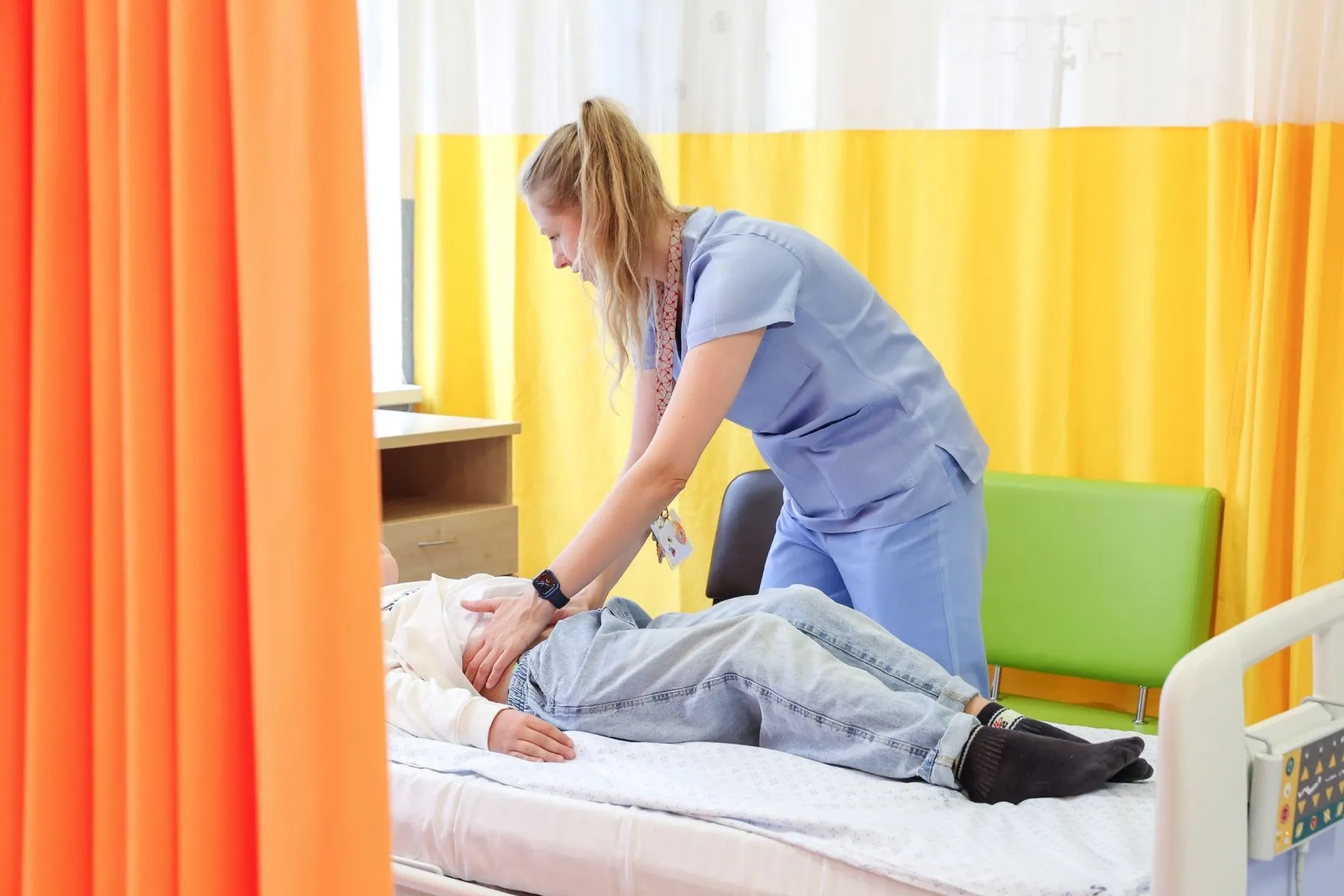 Vaikai, Kauno klinikos, Pilvo apžiūra Skubioj pagalboj