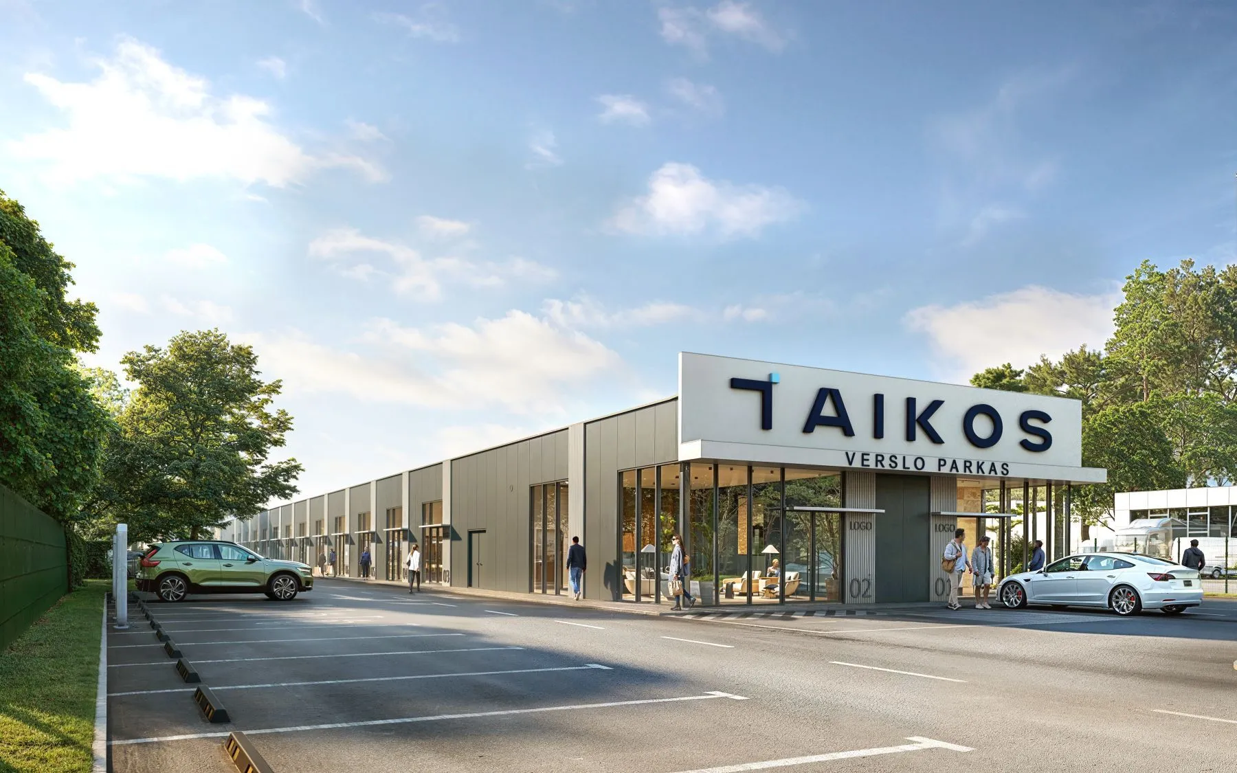 „Omberg Group“ projektas Kaune „Taikos verslo parkas“ / Organizatorių nuotr.