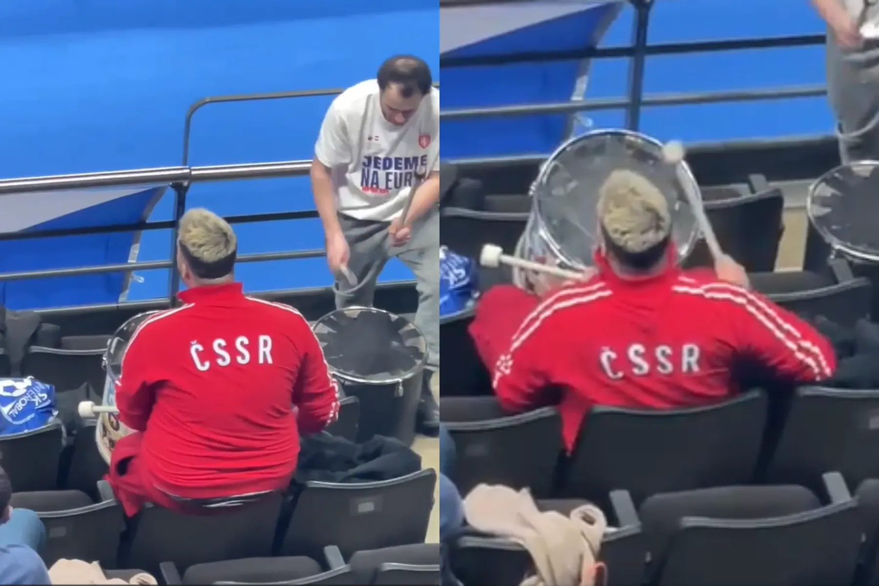 Socialistinė simbolika „Žalgirio“ arenoje / Skaitytojų nuotr.