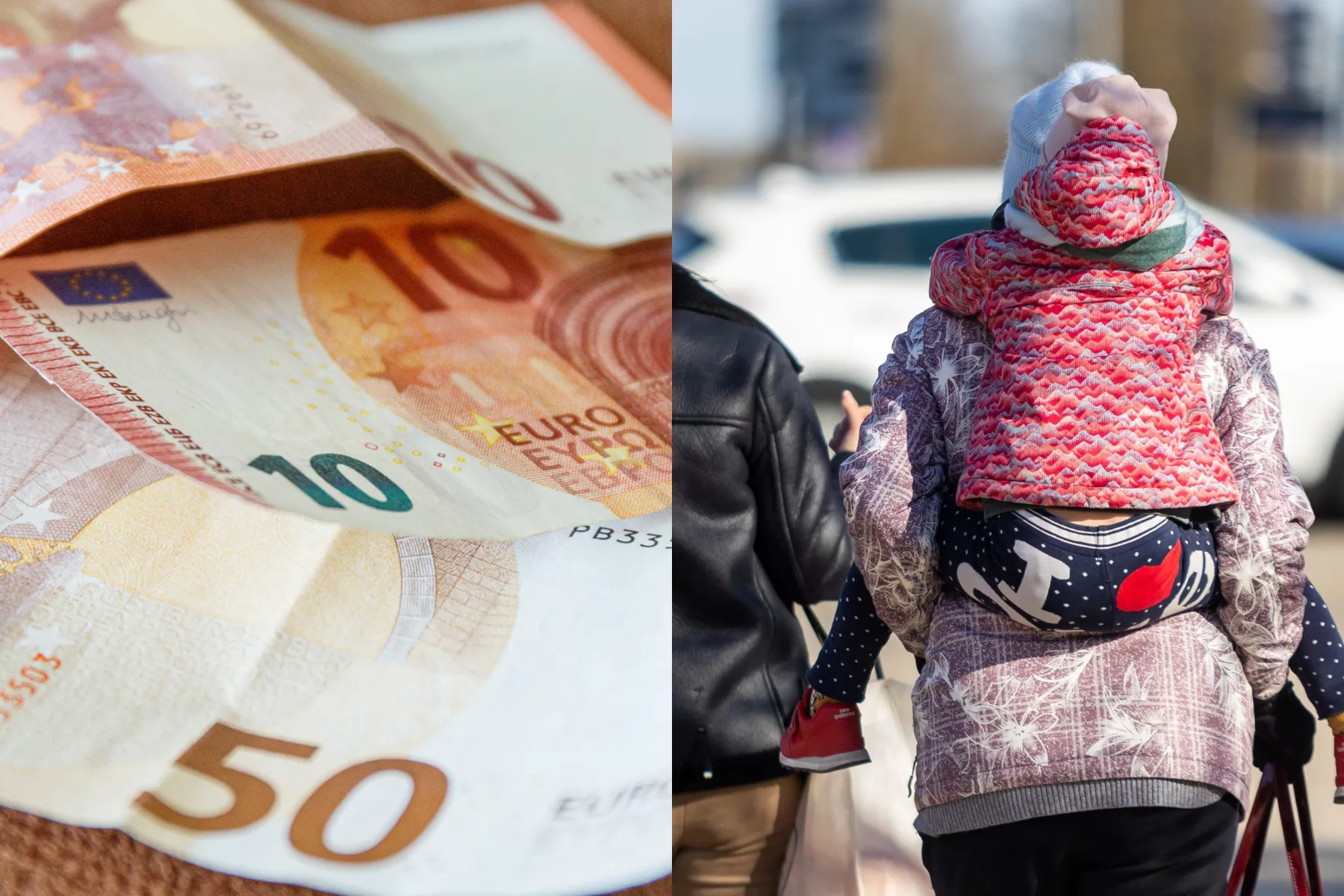 Pinigai, šeima, vaikas