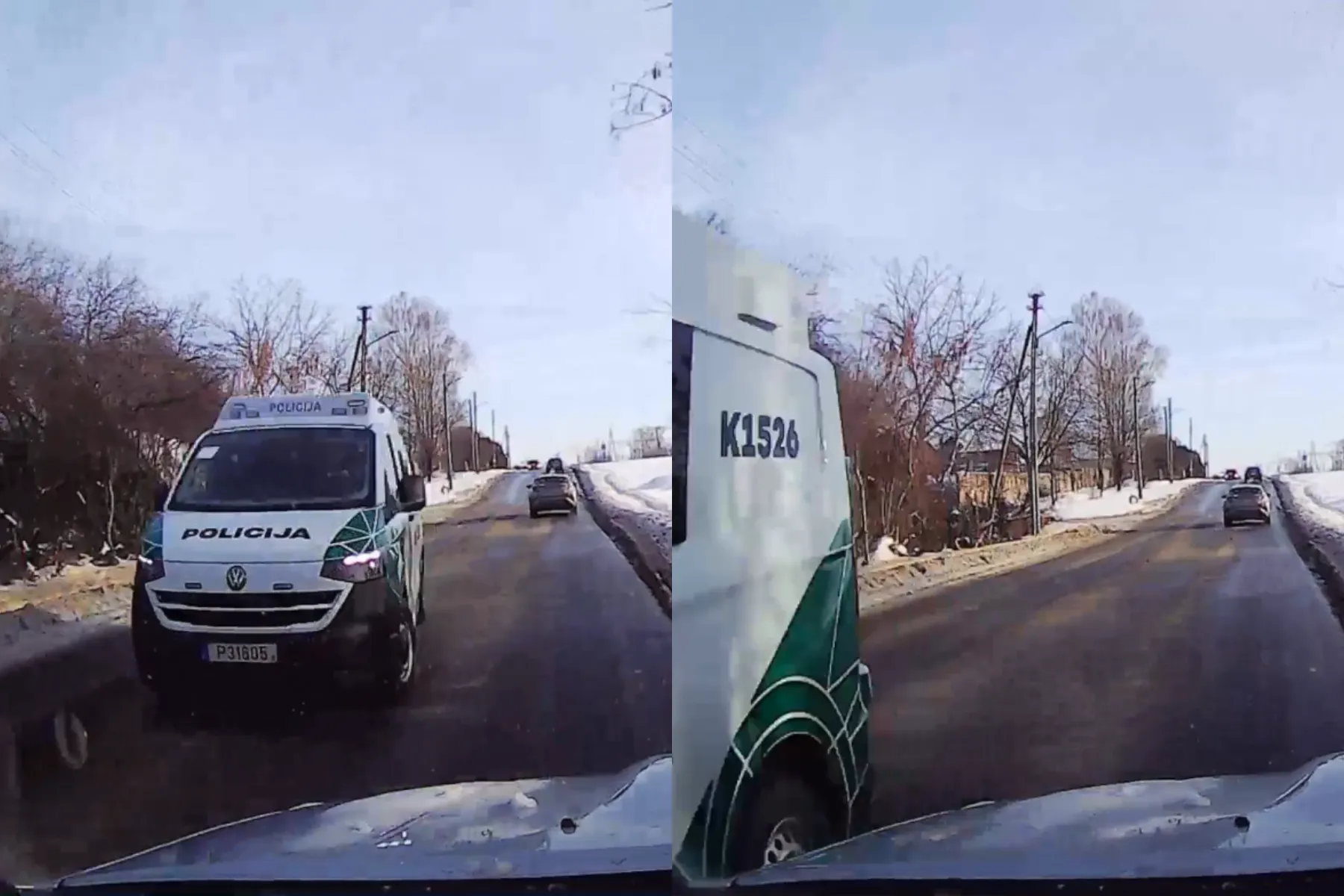 Policijos automobilio manevras