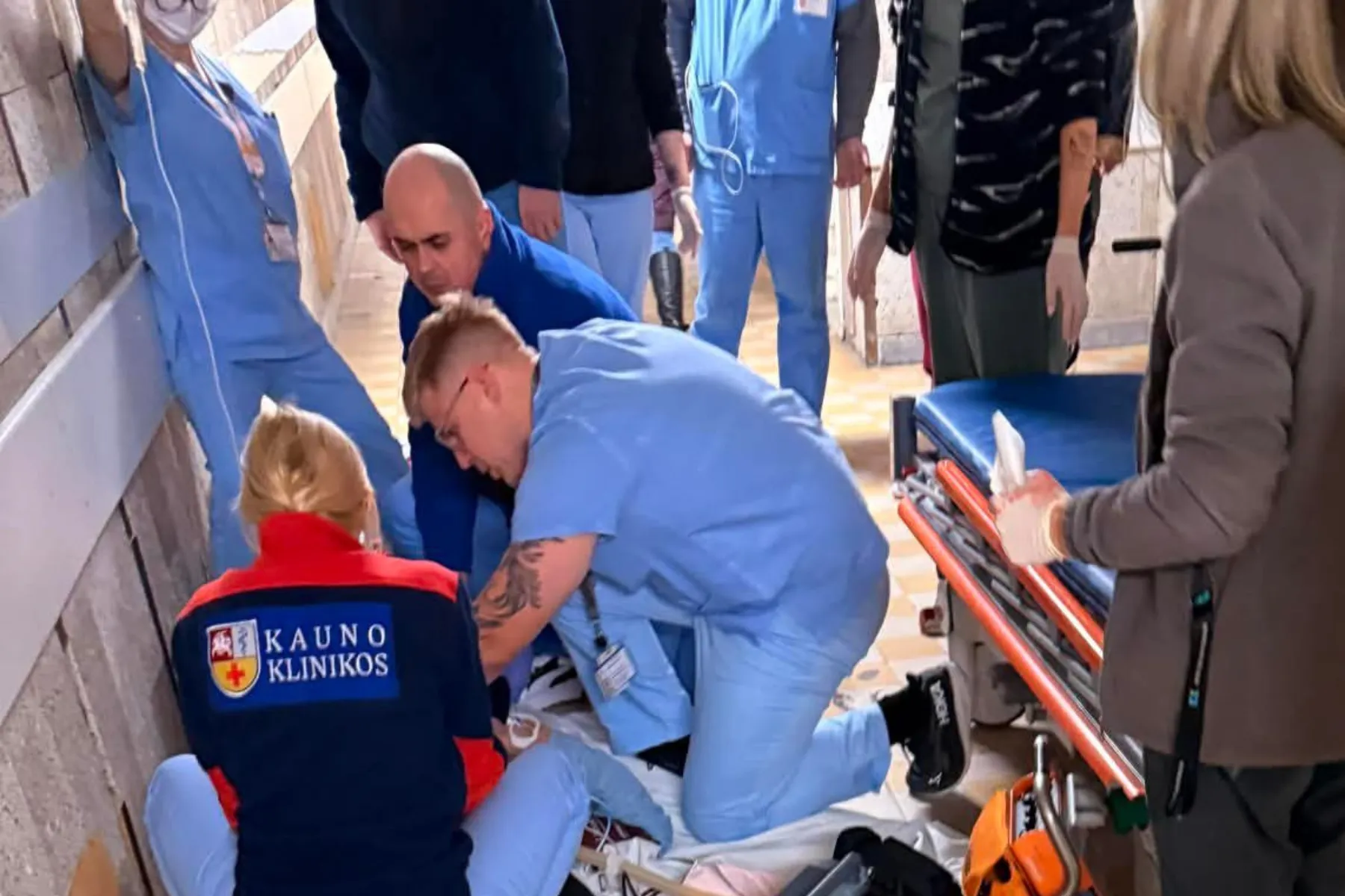Sujudimas Kauno klinikose / Kauno klinikų skubios pagalbos skyriaus nuotr.