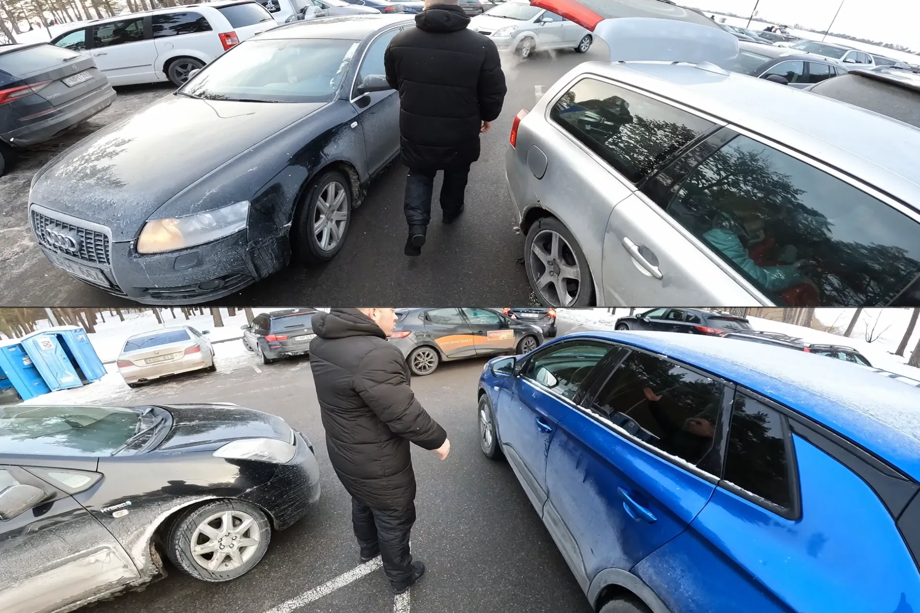 Konfliktas Kauno marių aikštelėje / Skaitytojų nuotr.