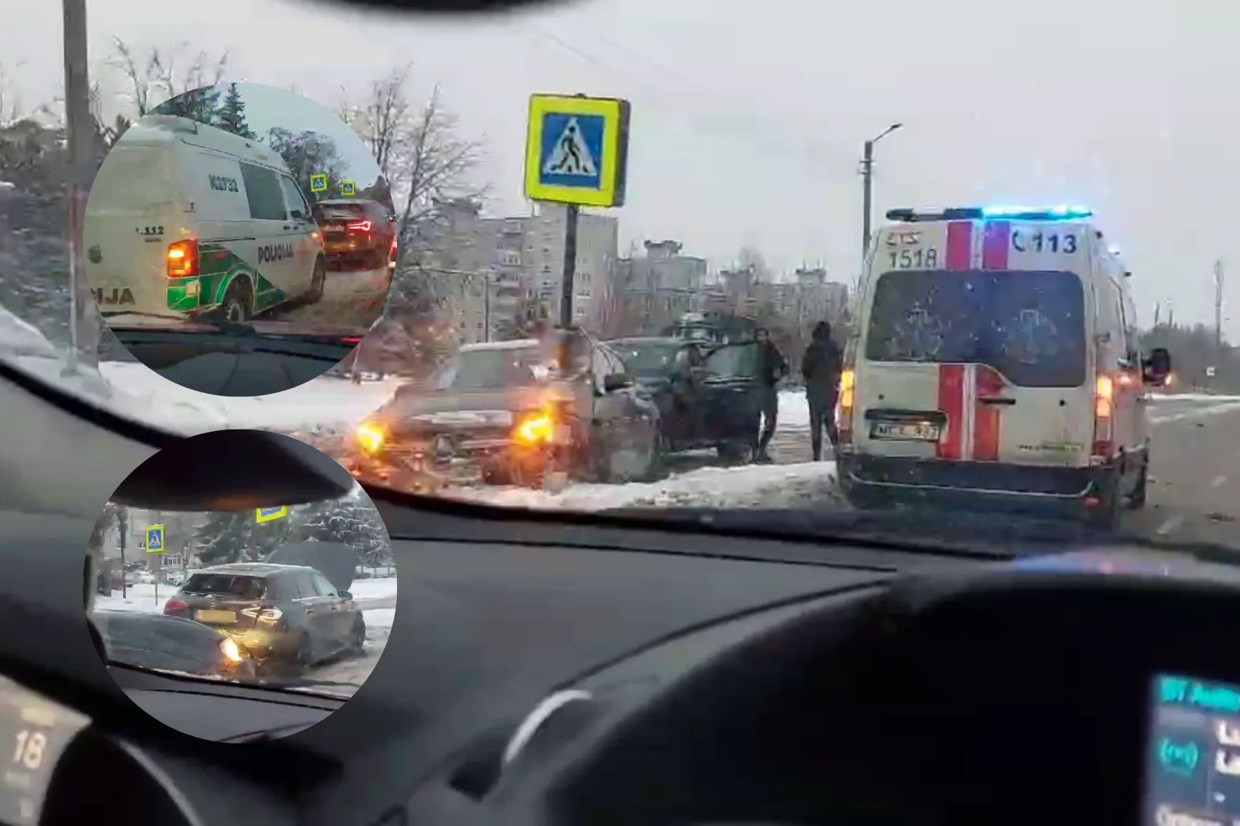 Avarija Žiemgalių gatvėje