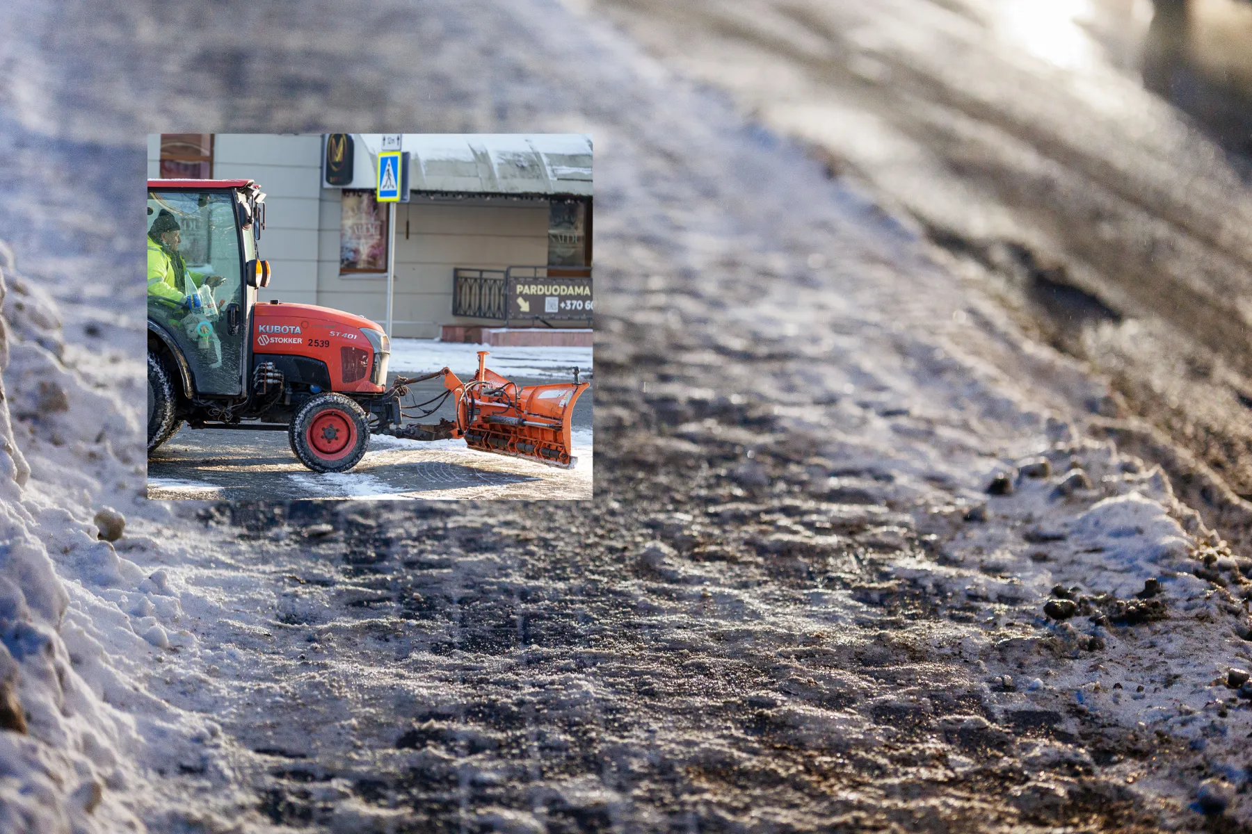 Šaligatvių valymas