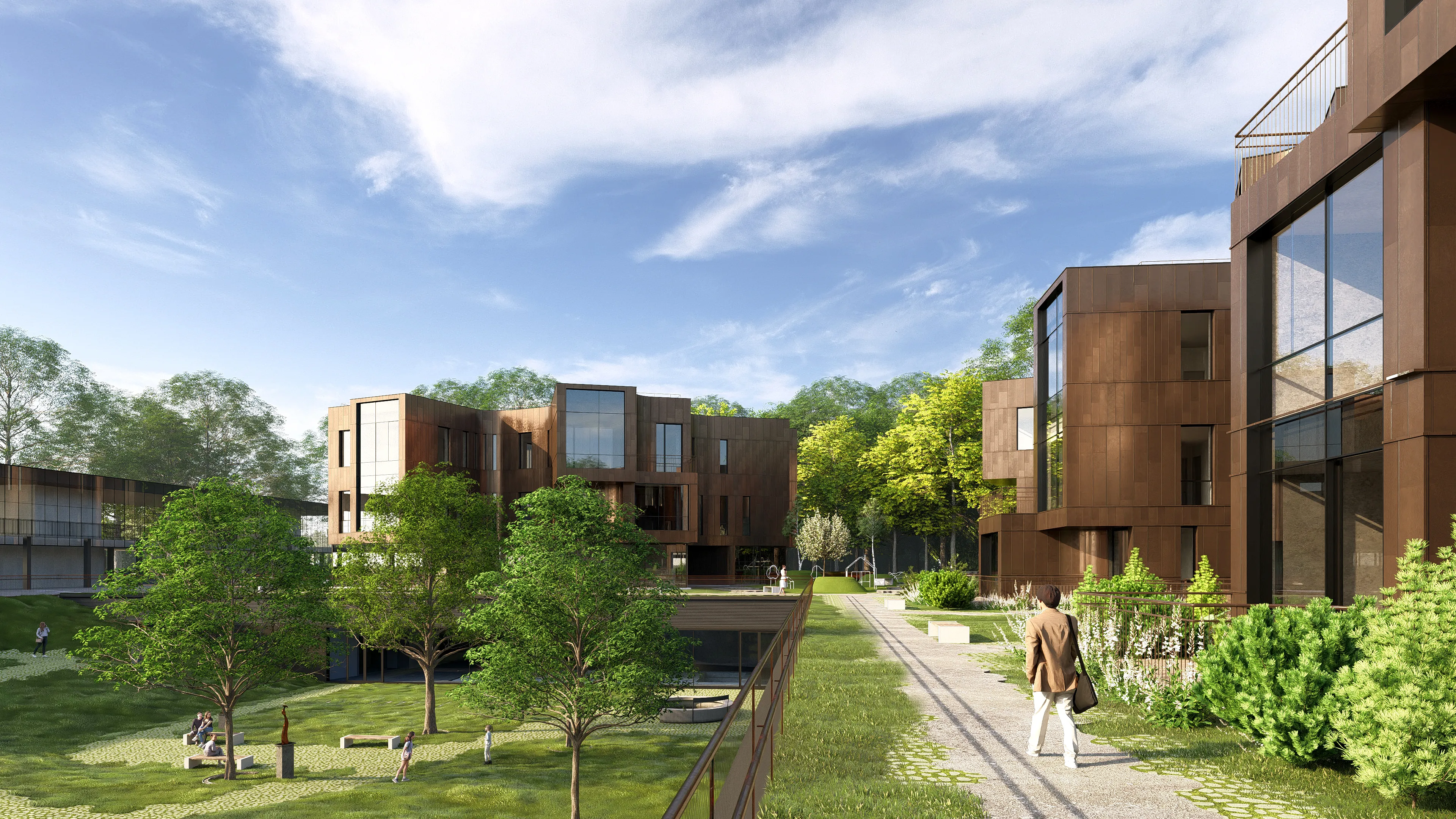 Būsimi sporto ir sveikatingumo namai šalia Ąžuolyno / Organizatorių nuotr.