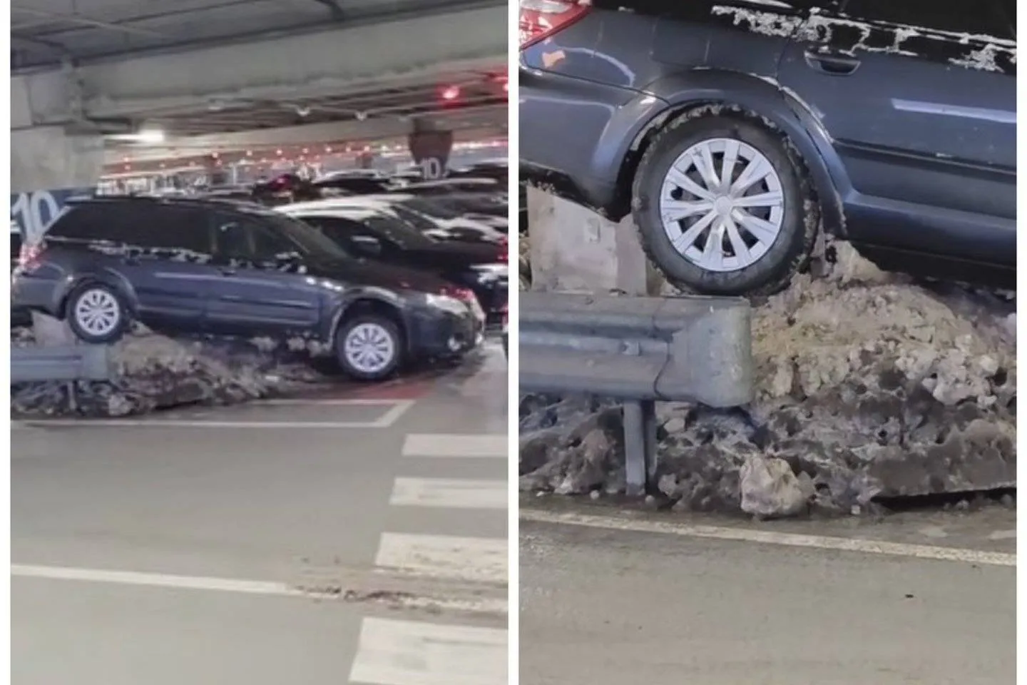 Per Valentino dieną pamatytas vaizdelis stovėjimo aikštelėje privertė pakelti antakį / Lrytas.lt nuotr.