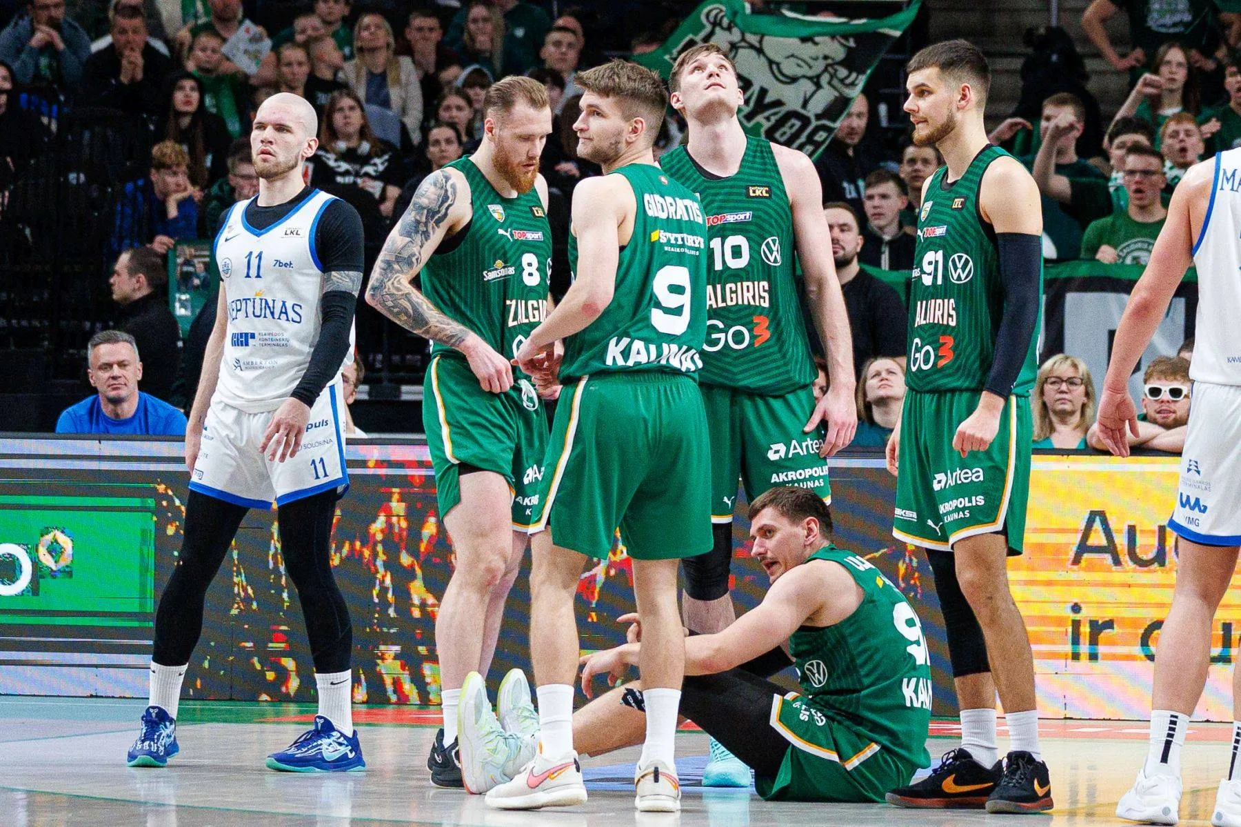 LKL rungtynės „Žalgirio“ arenoje: Kauno „Žalgiris“ - Klaipėdos „Neptūnas“