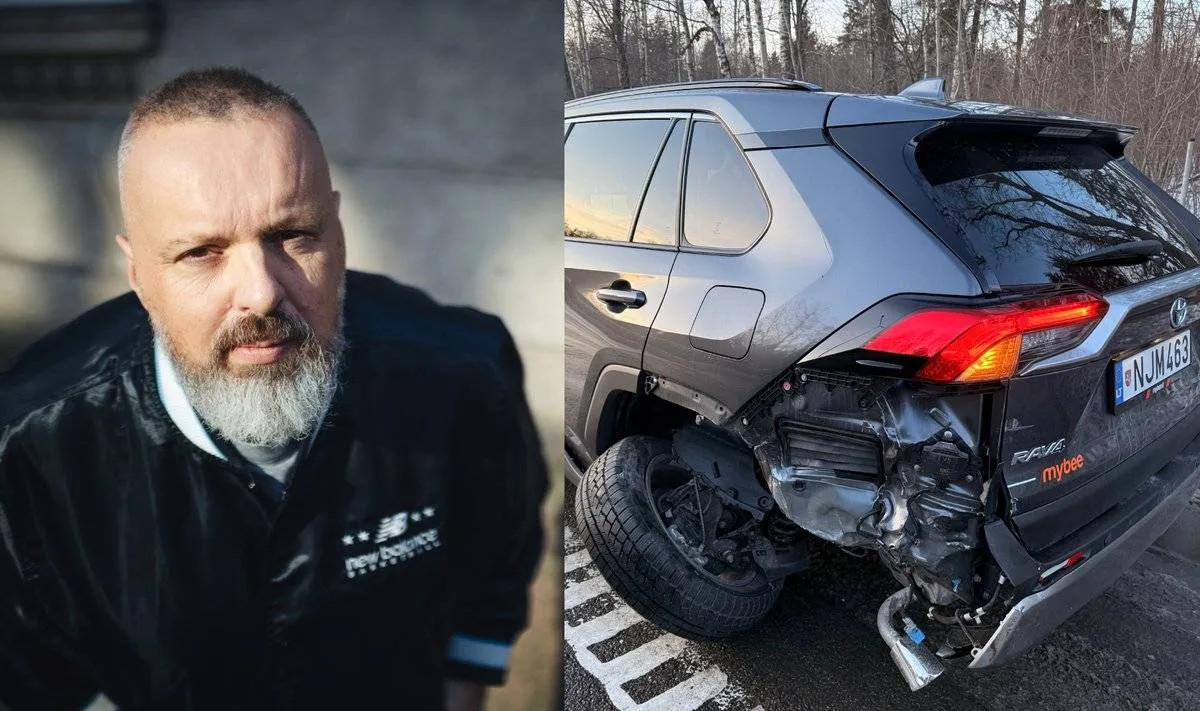 A. Užkalnis pateko į siaubingą avariją / Asm. archyvo / Delfi.lt nuotr.