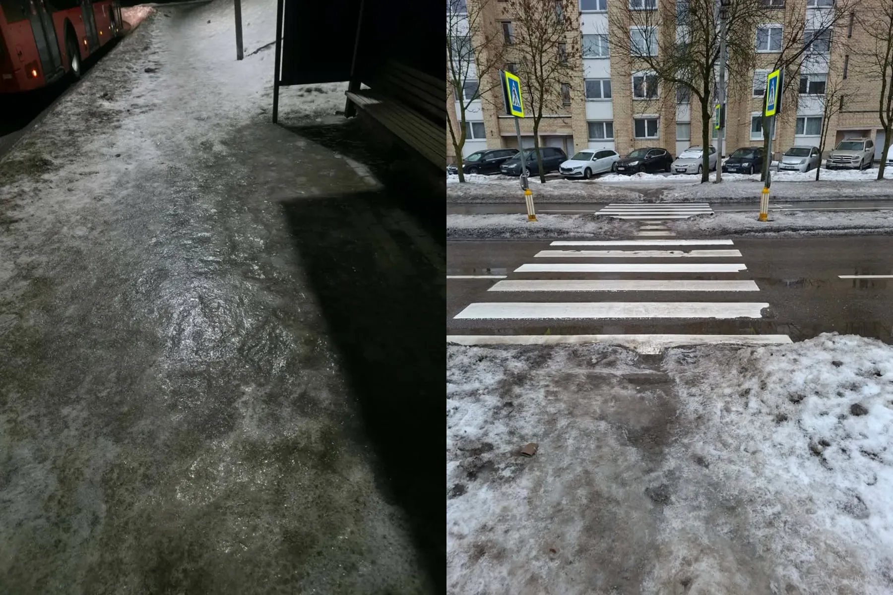 Pavojingas ledas Kaune