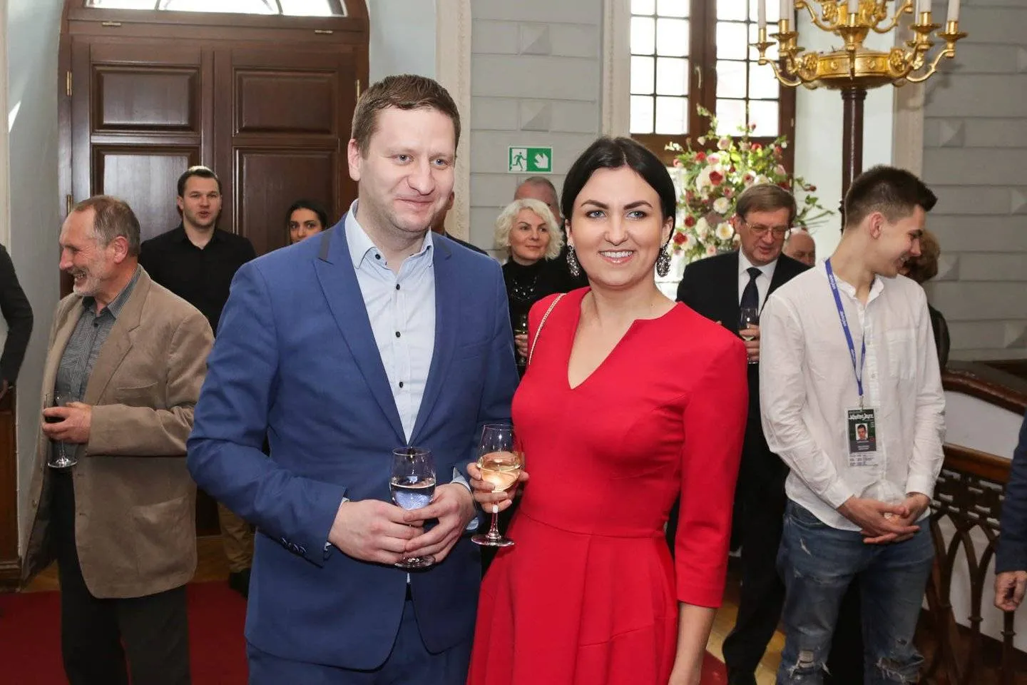 Simonas Kairys su žmona