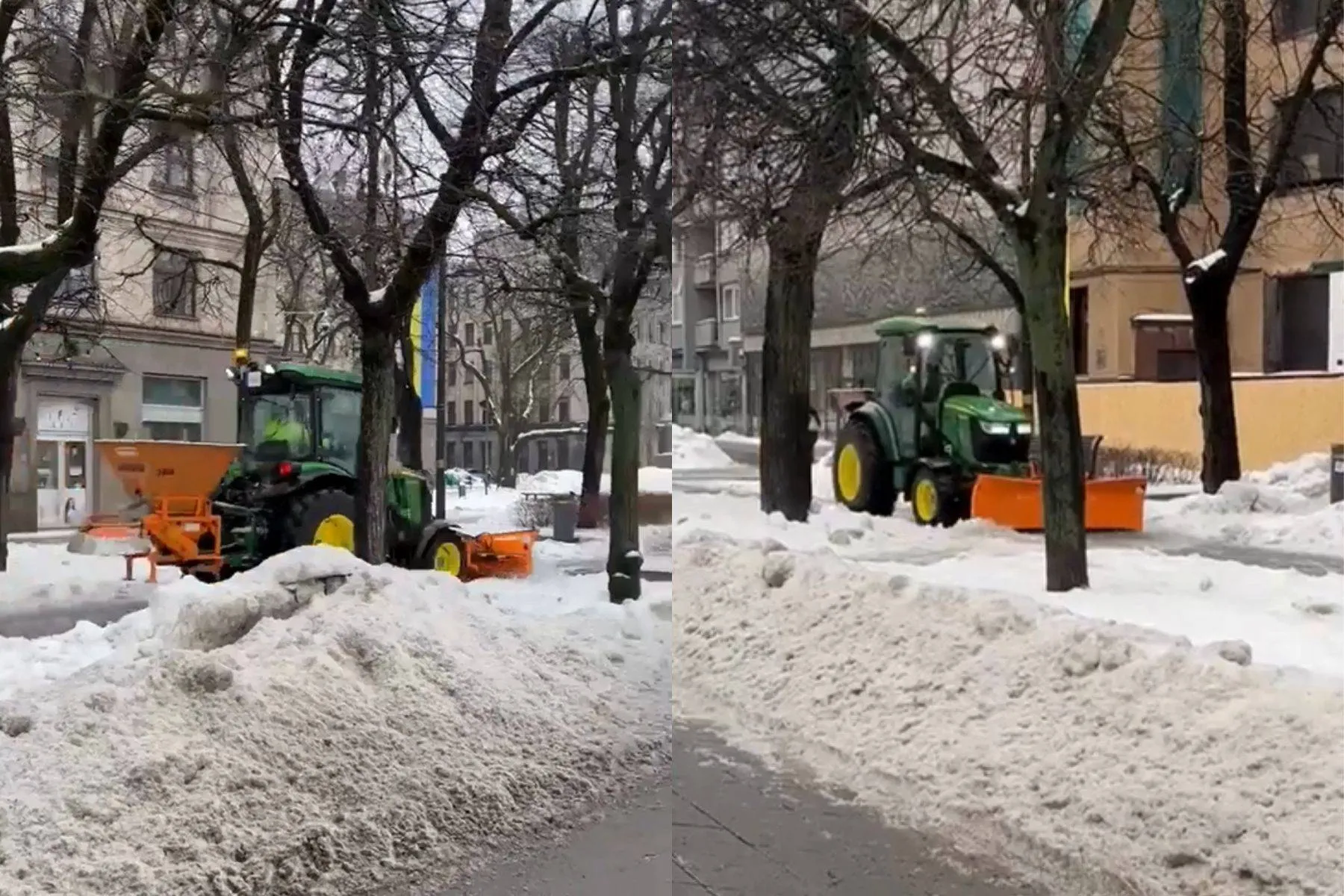 Sniegą valanti technika Laisvės al.