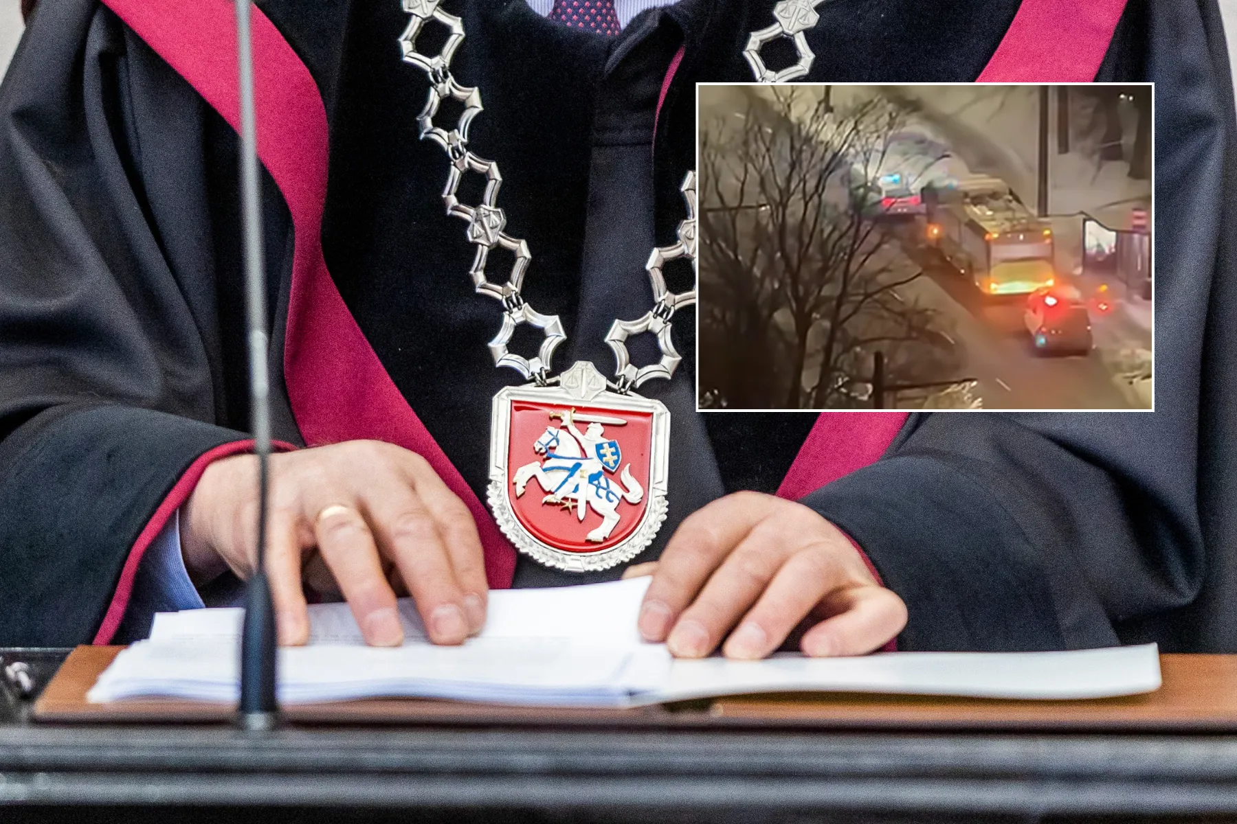 16 kartų teistam kauniečiui pareikšti įtarimai dėl troleibuso apšaudymo