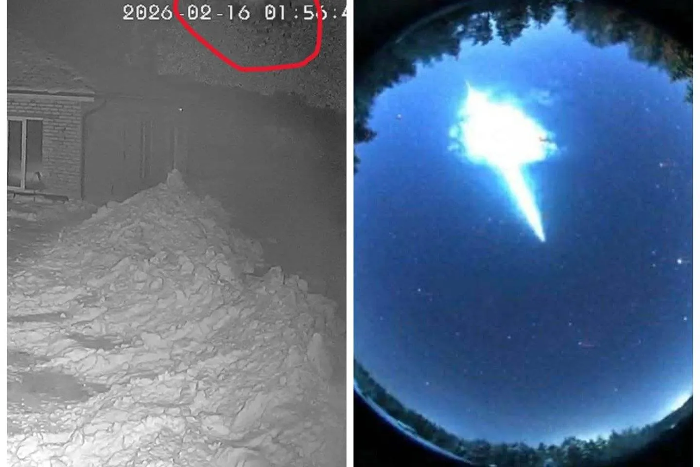 Užfiksuotas dangaus kūnas