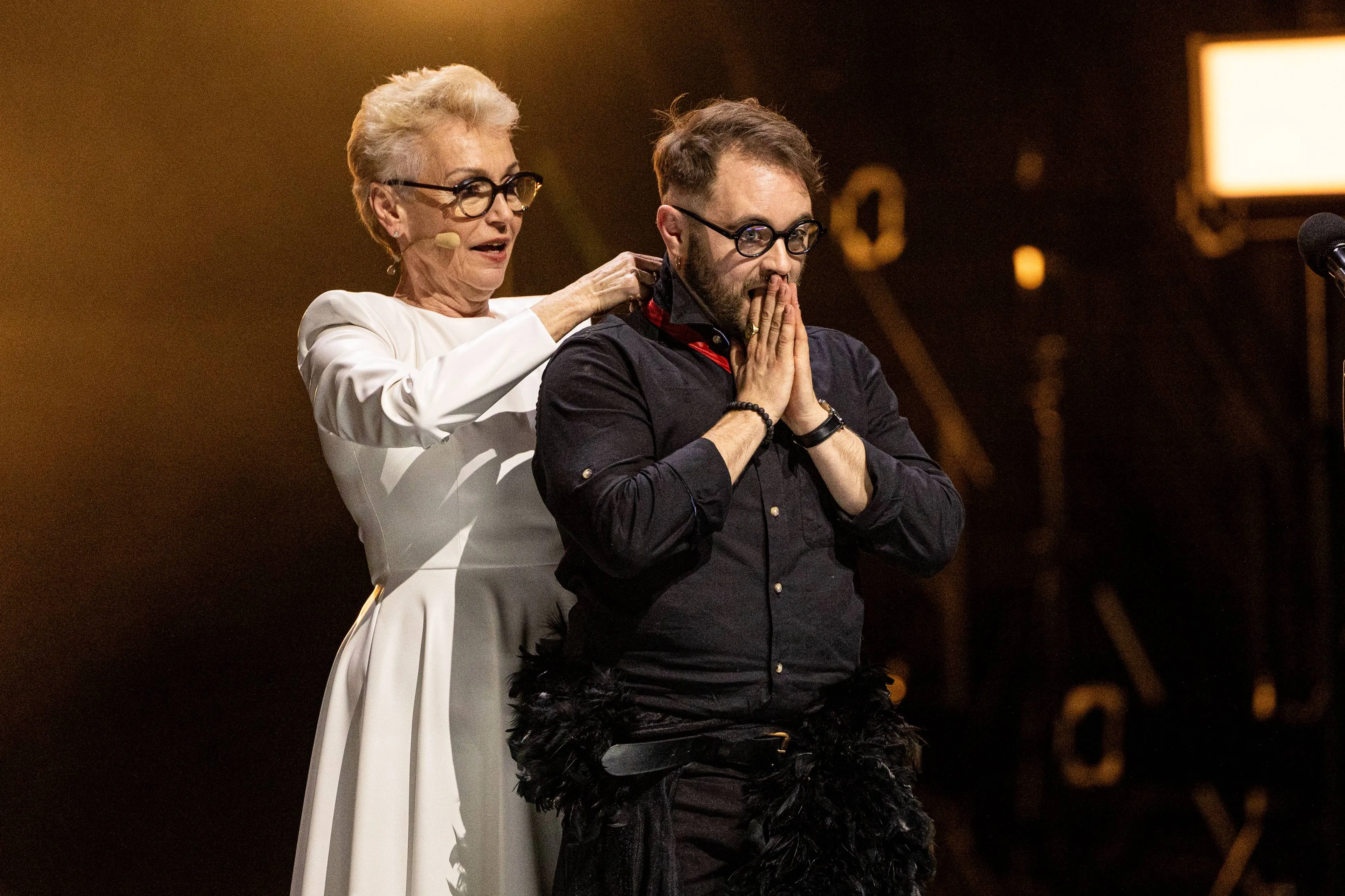 Geriausi scenos menininkai pagerbti „Auksiniais scenos kryžiais“ / P. Peleckio, BNS nuotr.