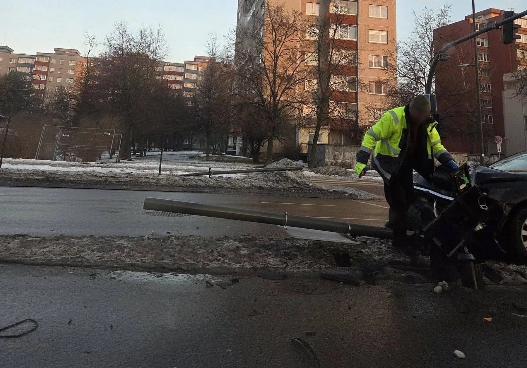 Avarija Savanorių pr. / Kas vyksta Kaune grupės nuotr.