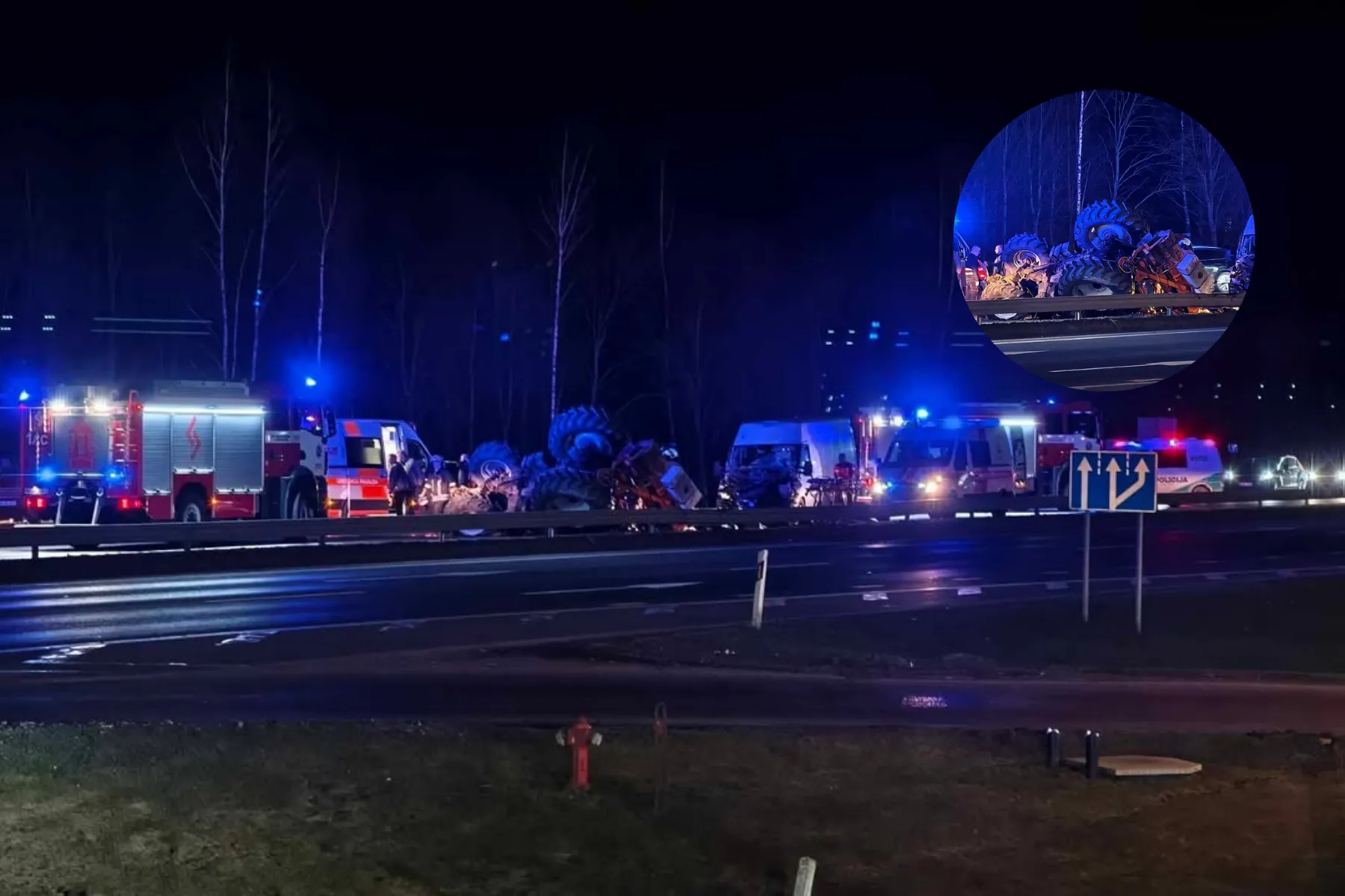 Avarija Vakariniame aplinkkelyje