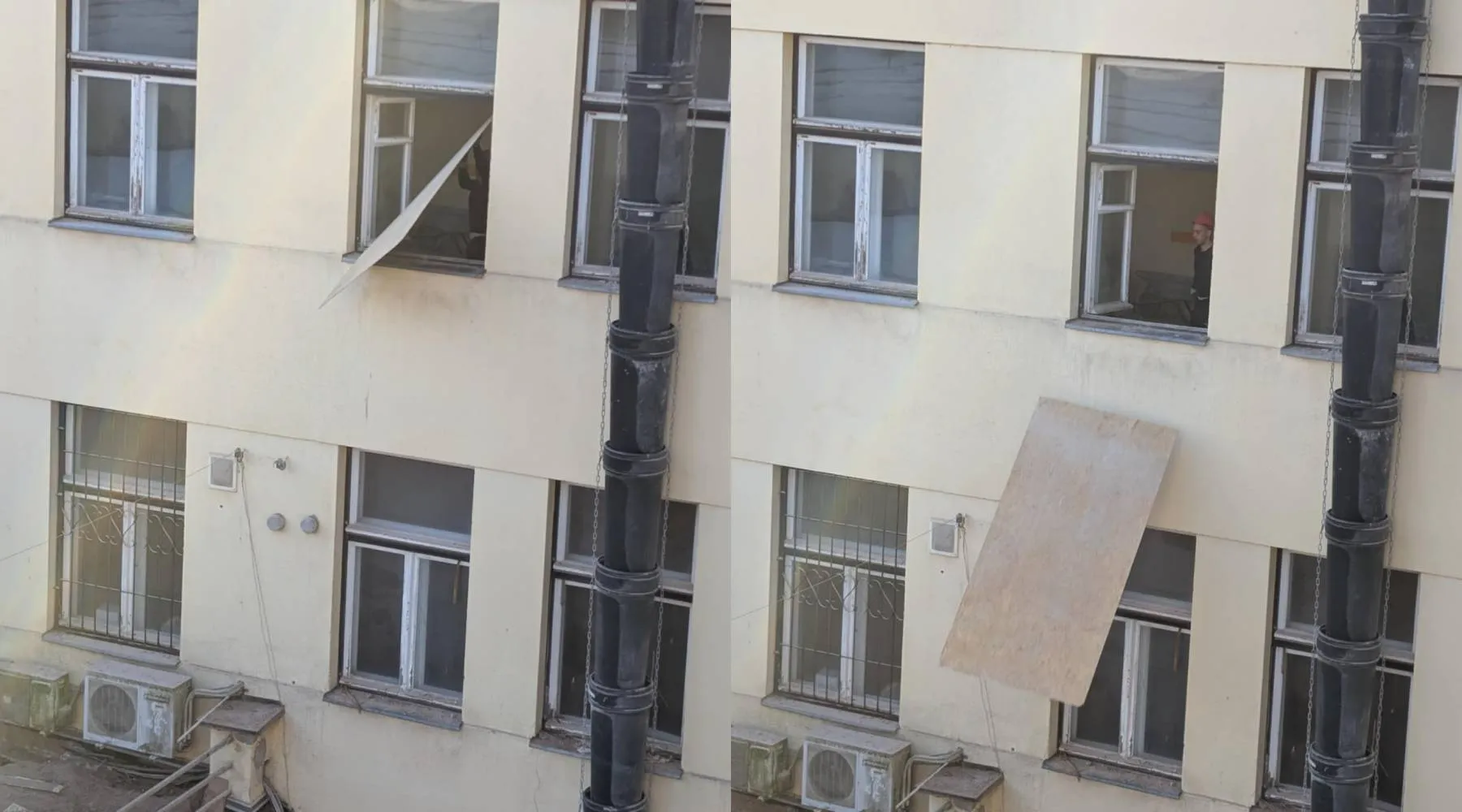 „Centrinio pašto“ tvarkybos darbai / Skaitytojo nuotr.