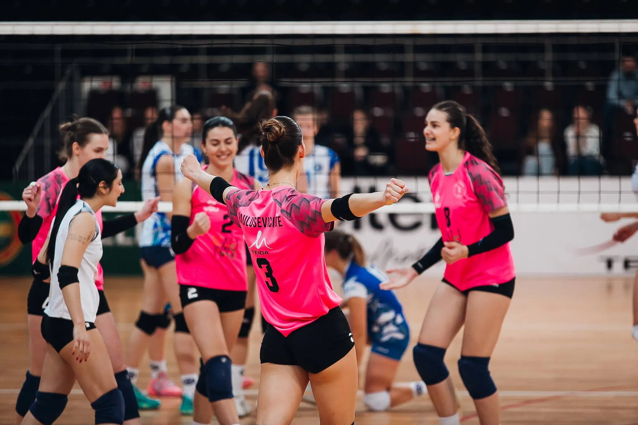 „Kauno-VDU“ tinklininkės / Modesto Gailiūno/Turiufotiką nuotr.