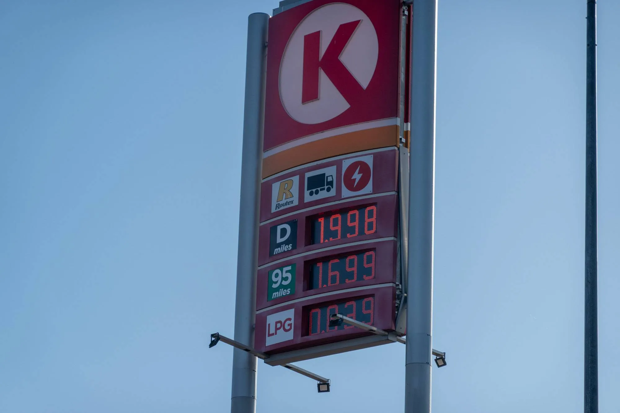 Rekordinės kainos Kauno degalinėse