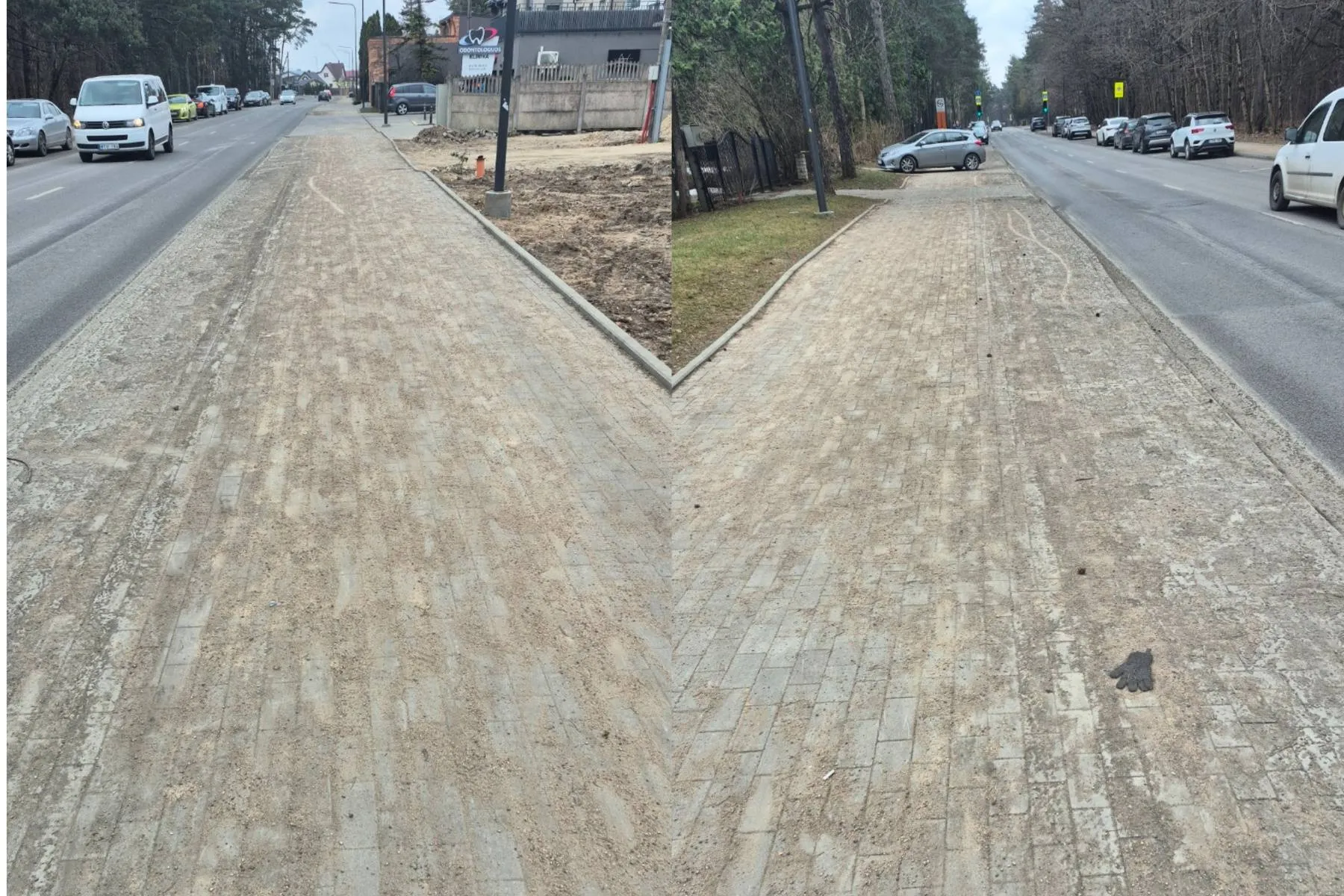 Šaligatviai Romainiuose / Skaitytojo nuotr.