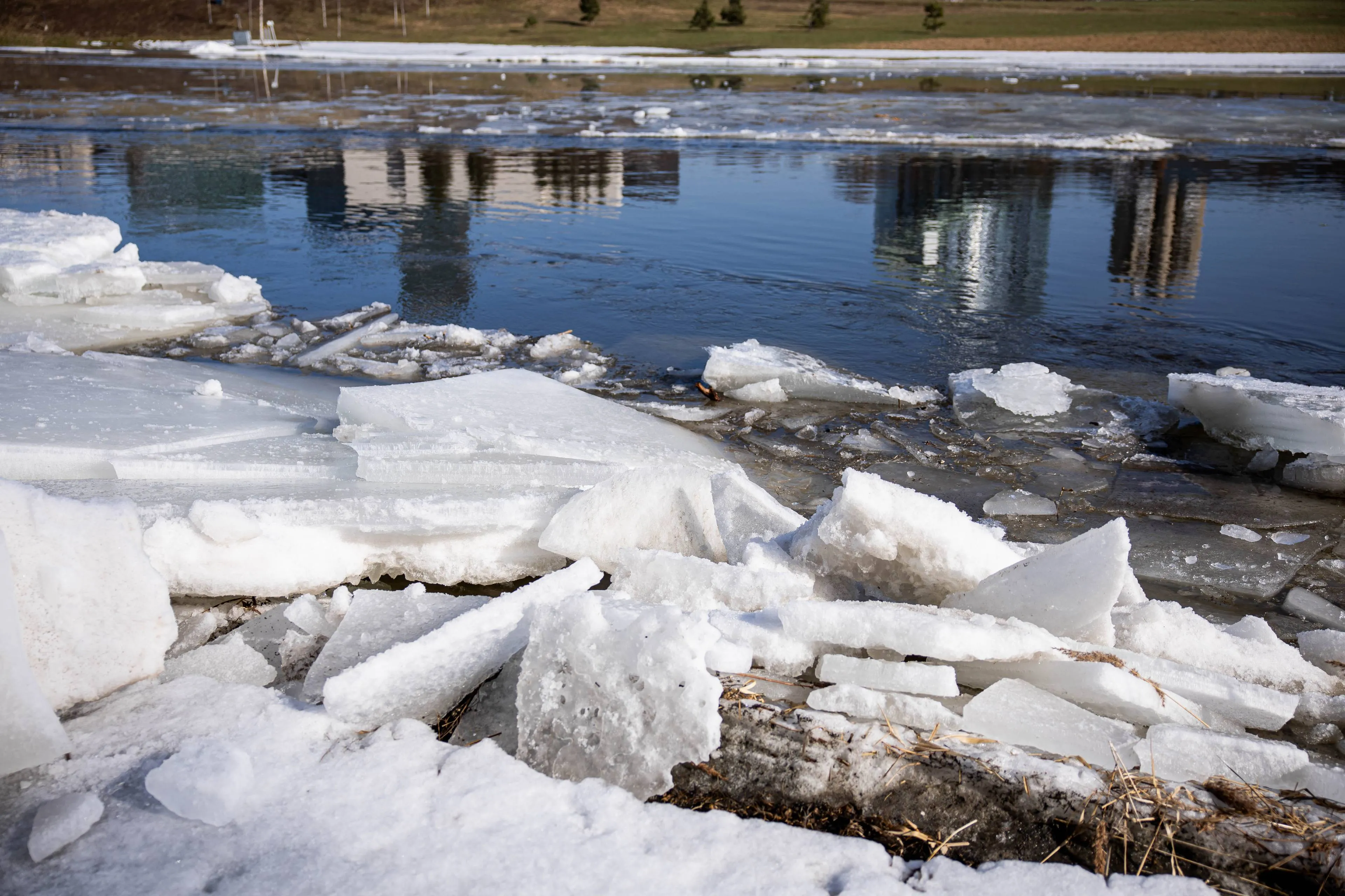 Vilniuje pajudėjo ledai / ELTOS nuotr.