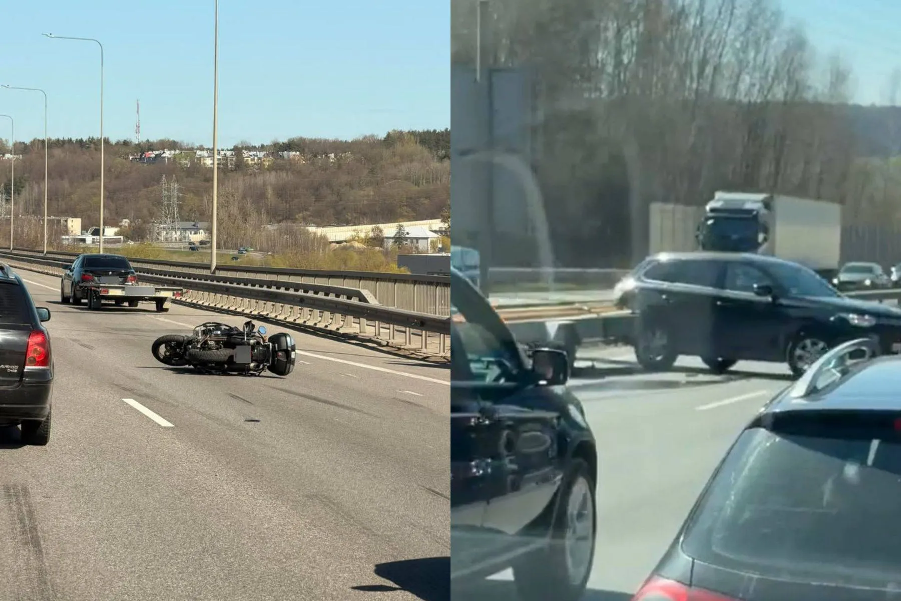 Du eismo įvykiai A5