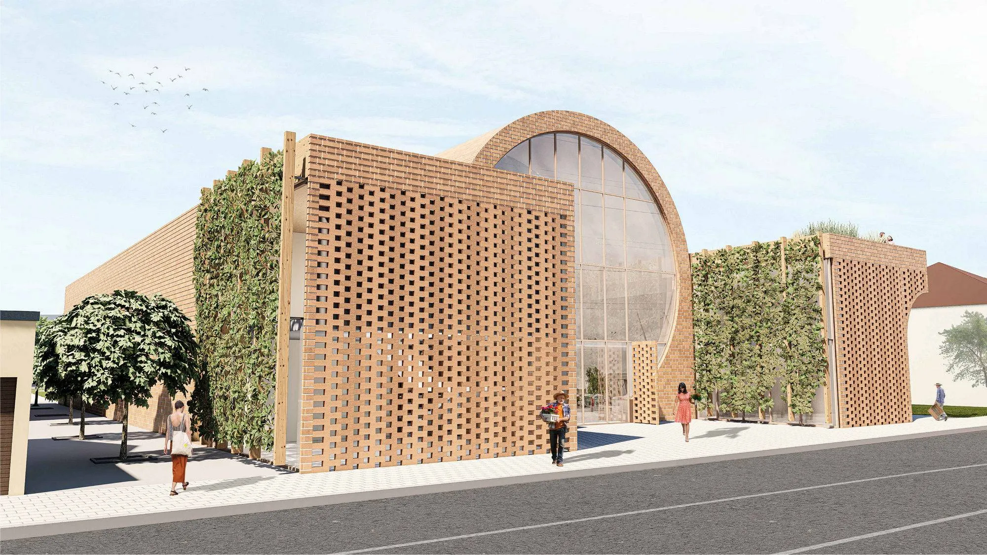 Kauno Stoties turgaus vizualizacija / Kauno miesto savivaldybės nuotr.