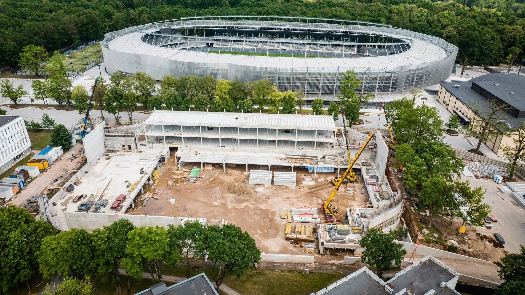 Lengvosios atletikos maniežas / N. Tokaj nuotr.